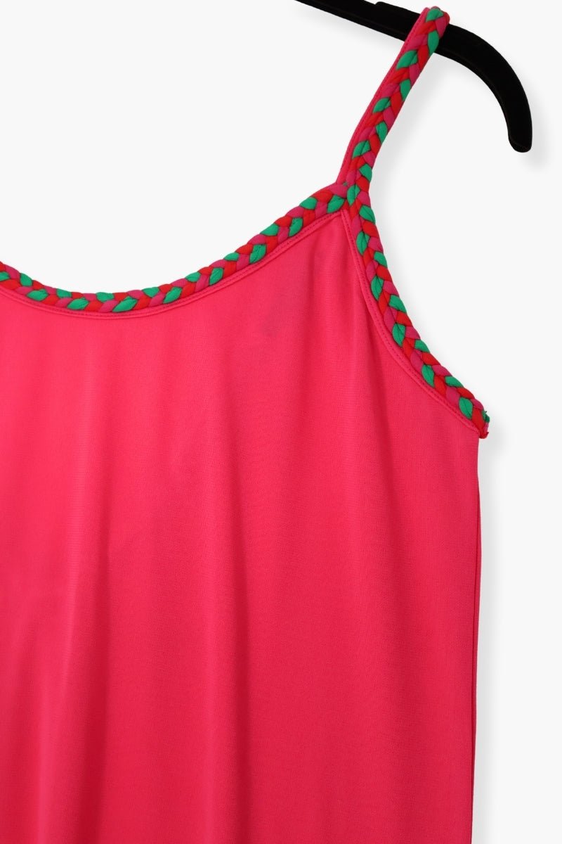 Vestido Preloved fucsia largo de tirantes LolitasyL - lolitasyl.com