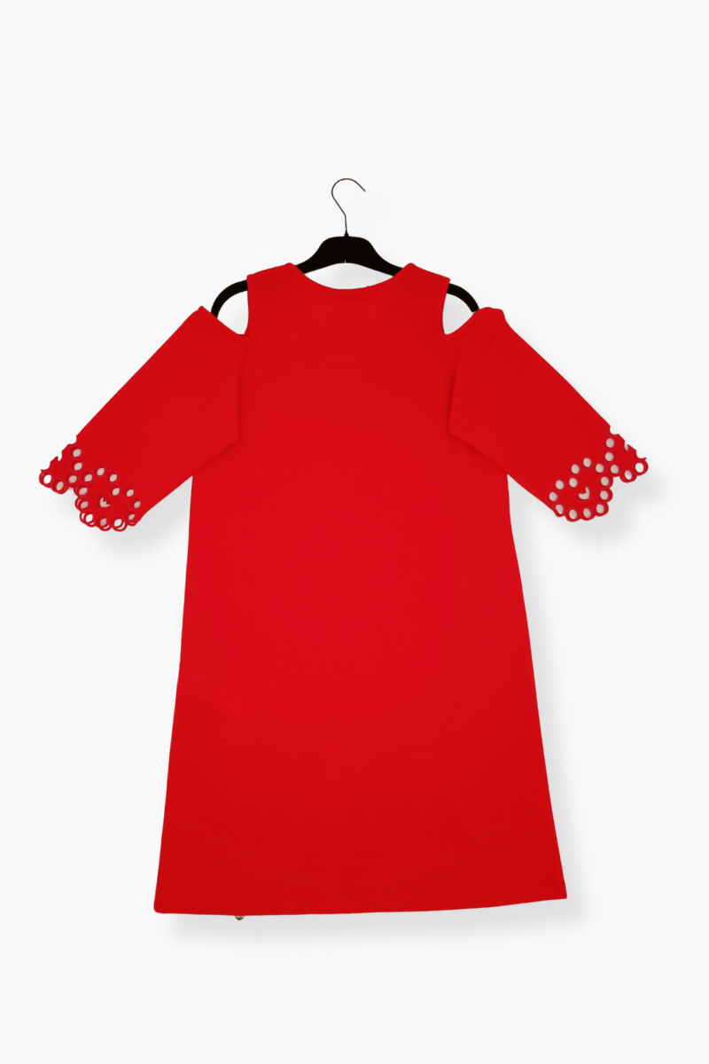 Vestido Preloved rojo hombros descubiertos Lolitas&L - lolitasyl.com