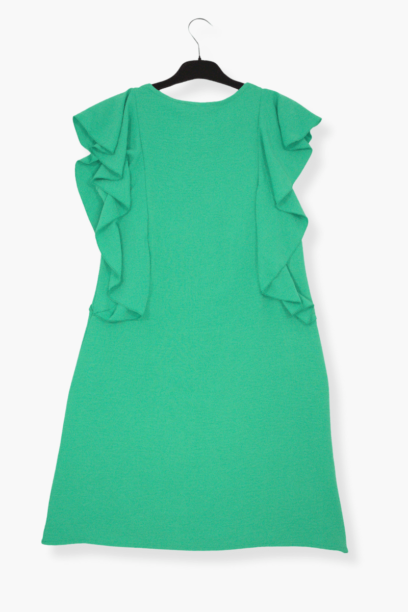 Vestido Preloved verde manzana corto con volantes LolitasyL - lolitasyl.com