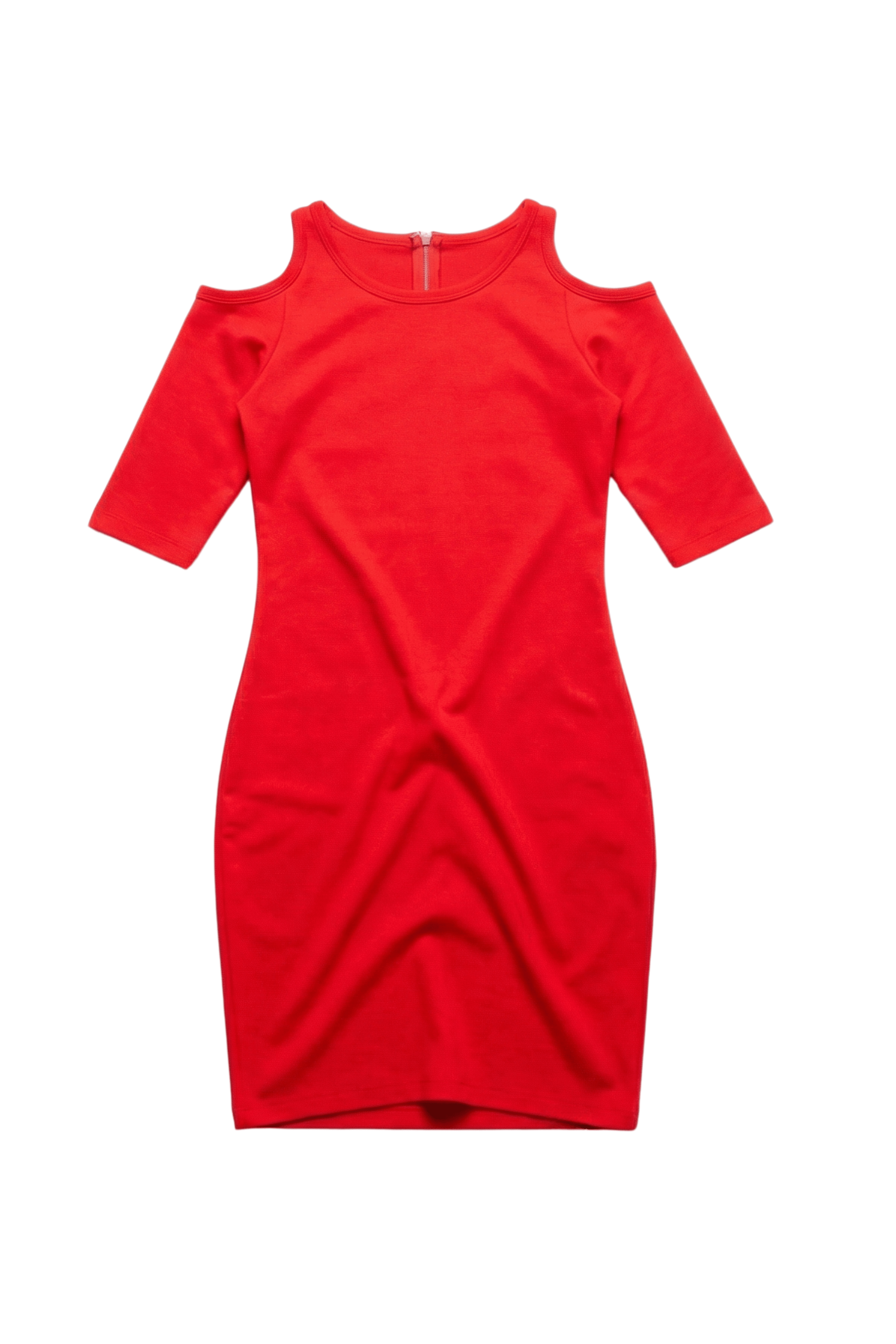 Vestido rojo ajustado hombros descubiertos Lolitas&L - lolitasyl.com