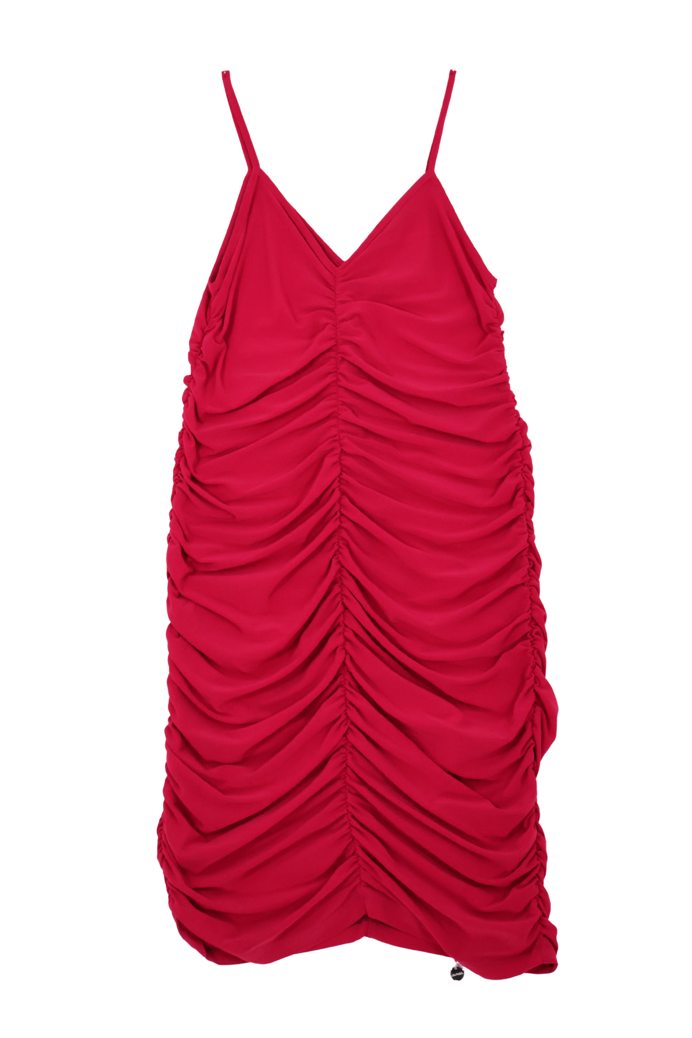 Vestido rojo corto tirantes frunce con torera LolitasyL - lolitasyl.com