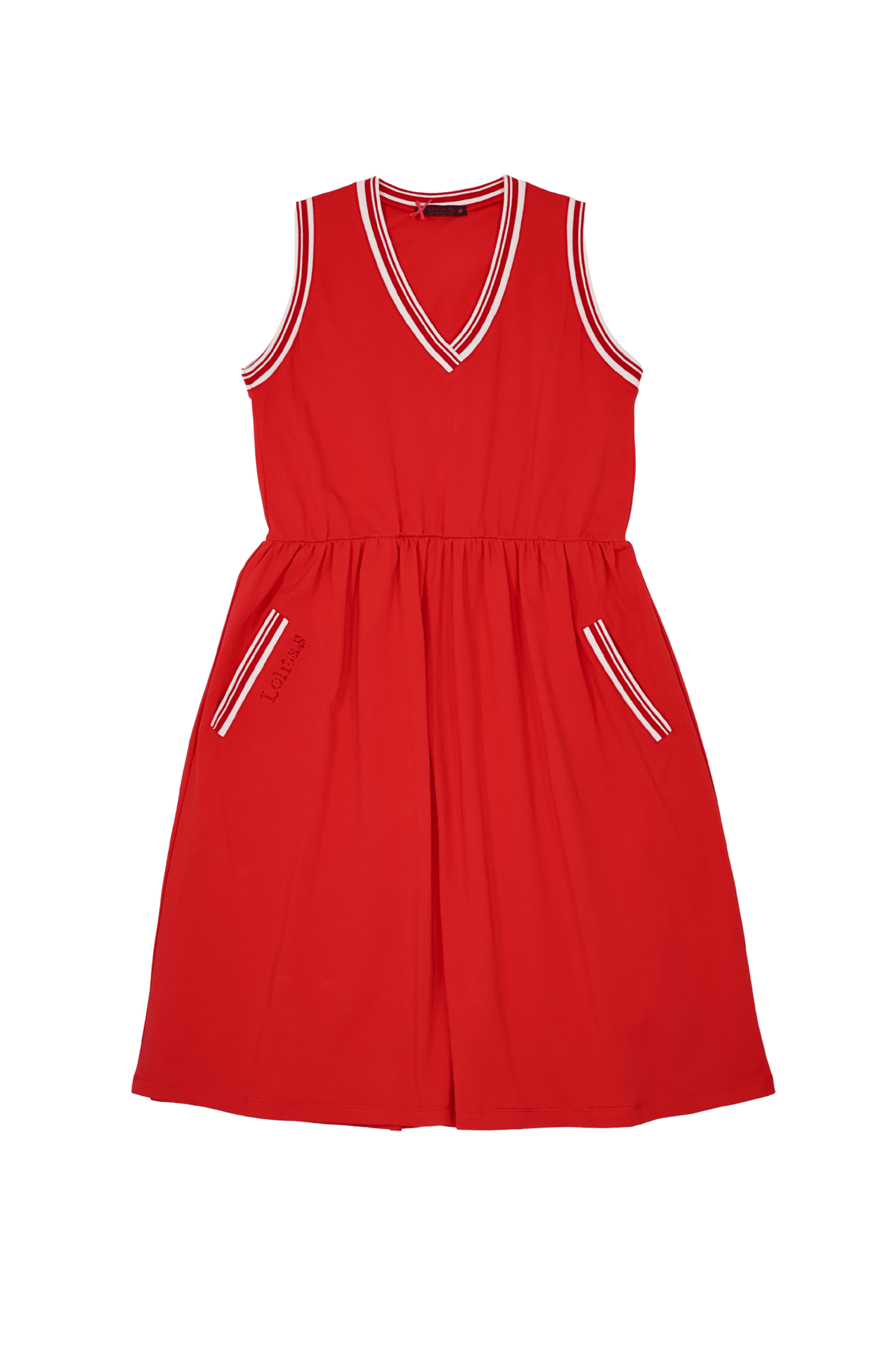 Vestido rojo elastico deportivo sin mangas Lolitas&L - lolitasyl.com