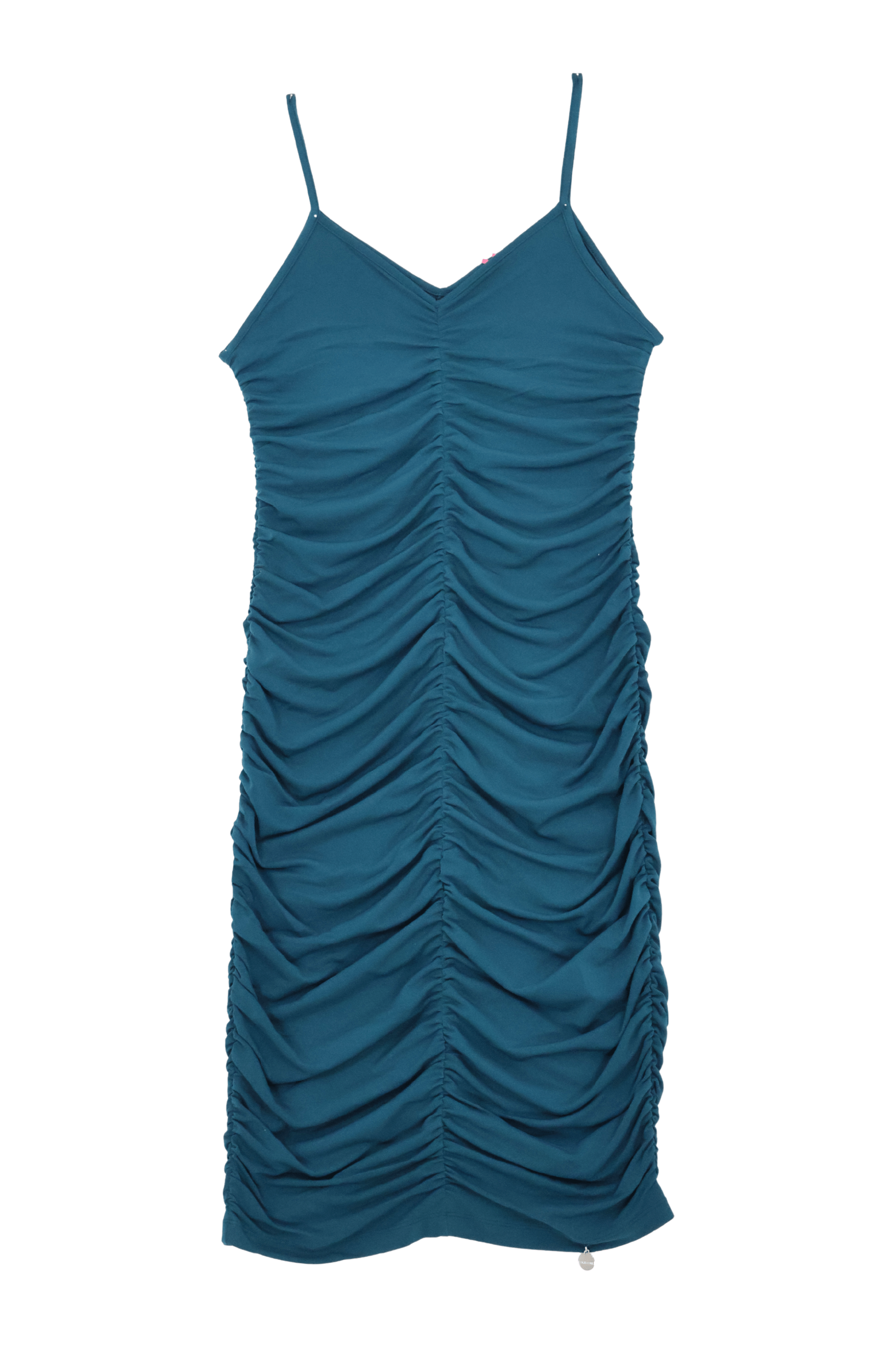 Vestido verde corto tirantes frunce con torera LolitasyL - lolitasyl.com