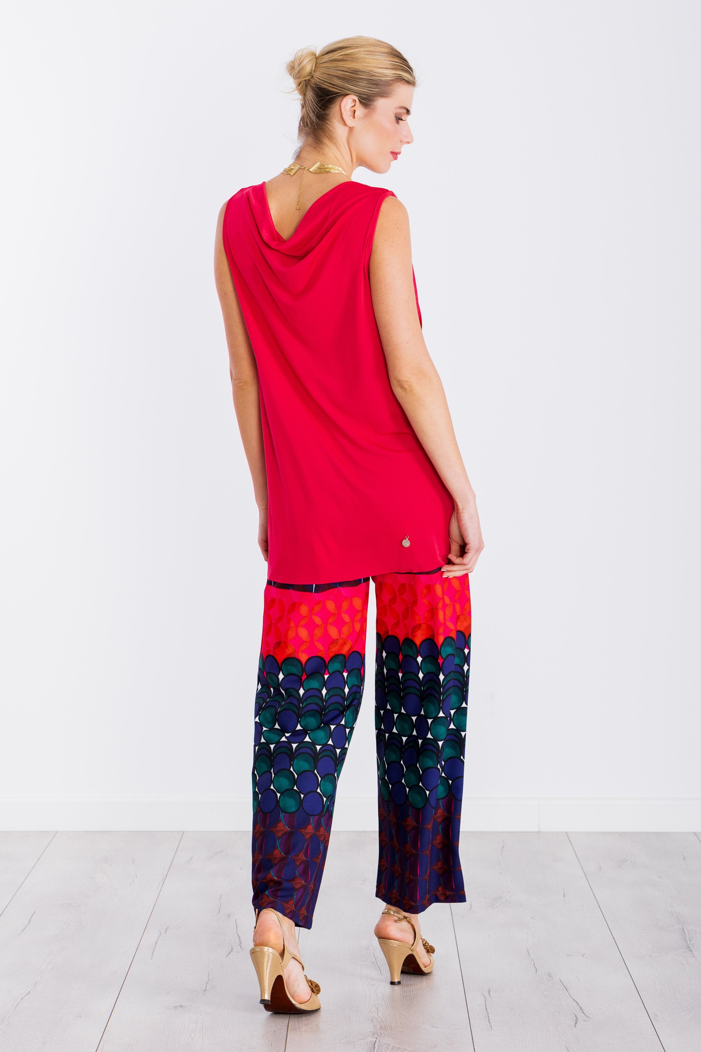 Camiseta lampone tirantes con chorrear en el delantero LolitasyL - lolitasyl.com