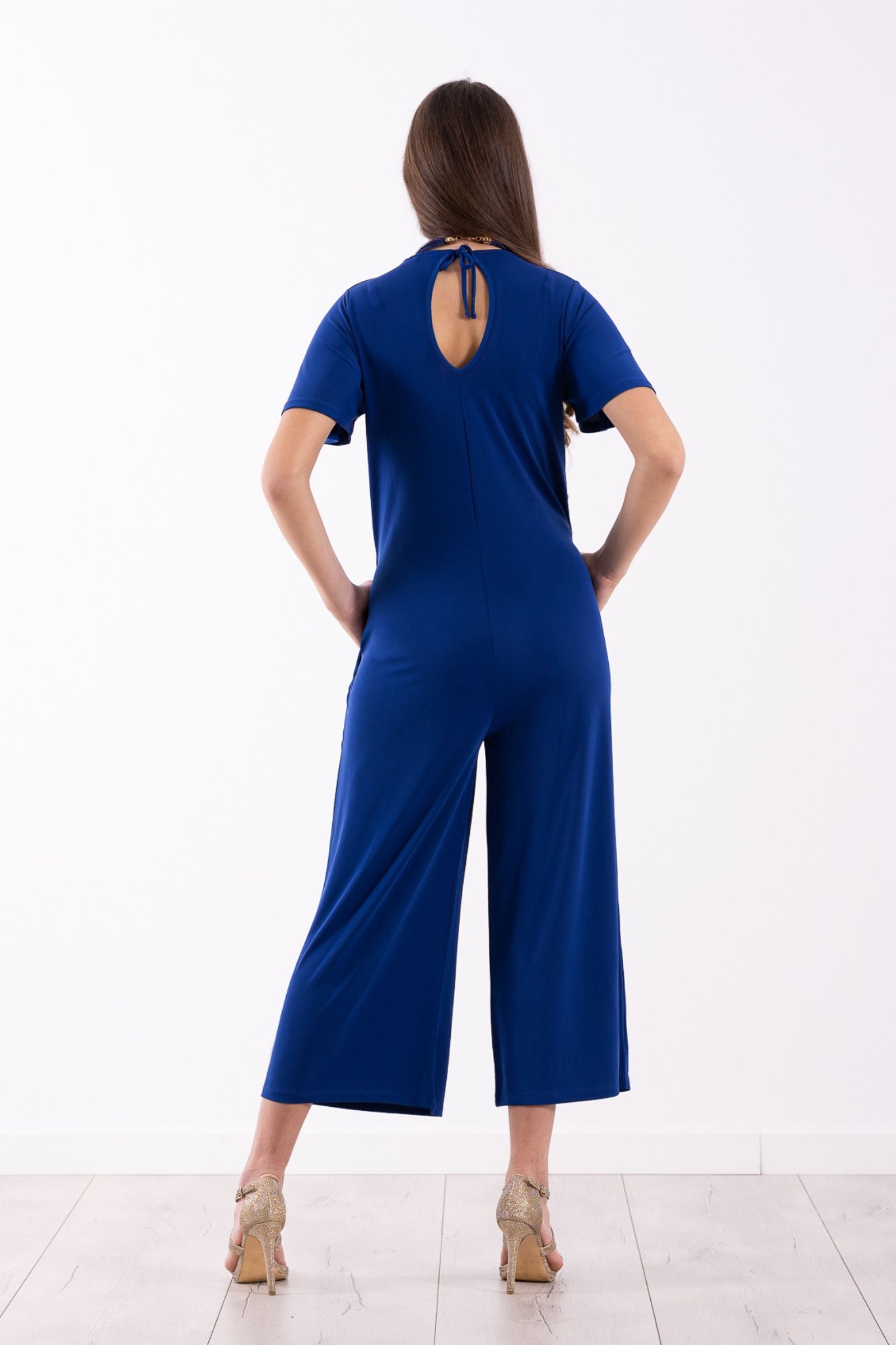 Mono Azul Royal largo con lagrima en la espalda de Lolitas&L - lolitasyl.com