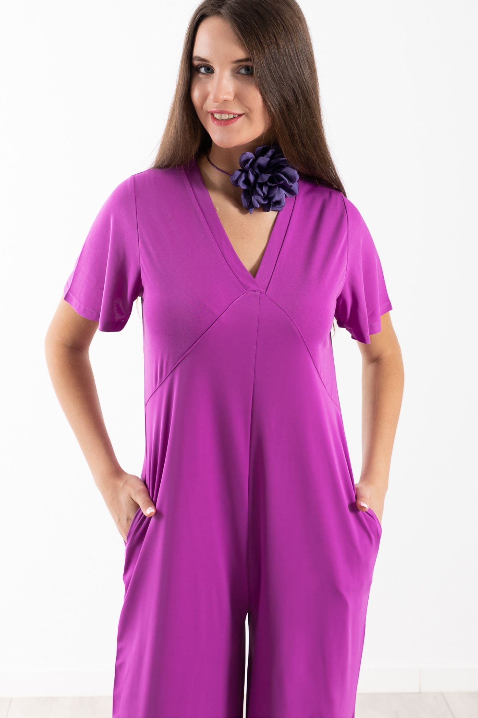 Mono Morado largo con lagrima en la espalda de Lolitas&L - lolitasyl.com