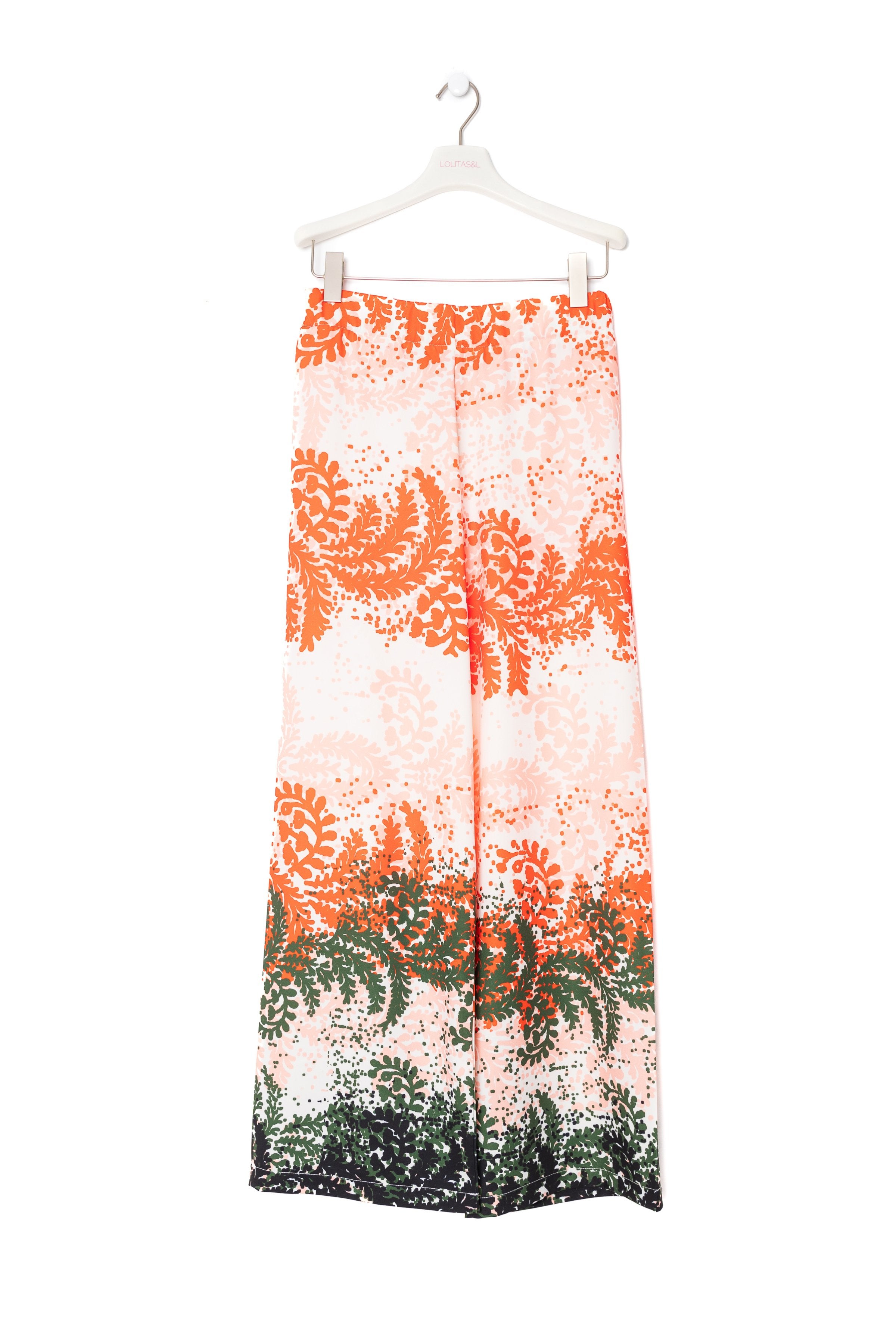 Pantalon largo estampado leaves LolitasyL - lolitasyl.com