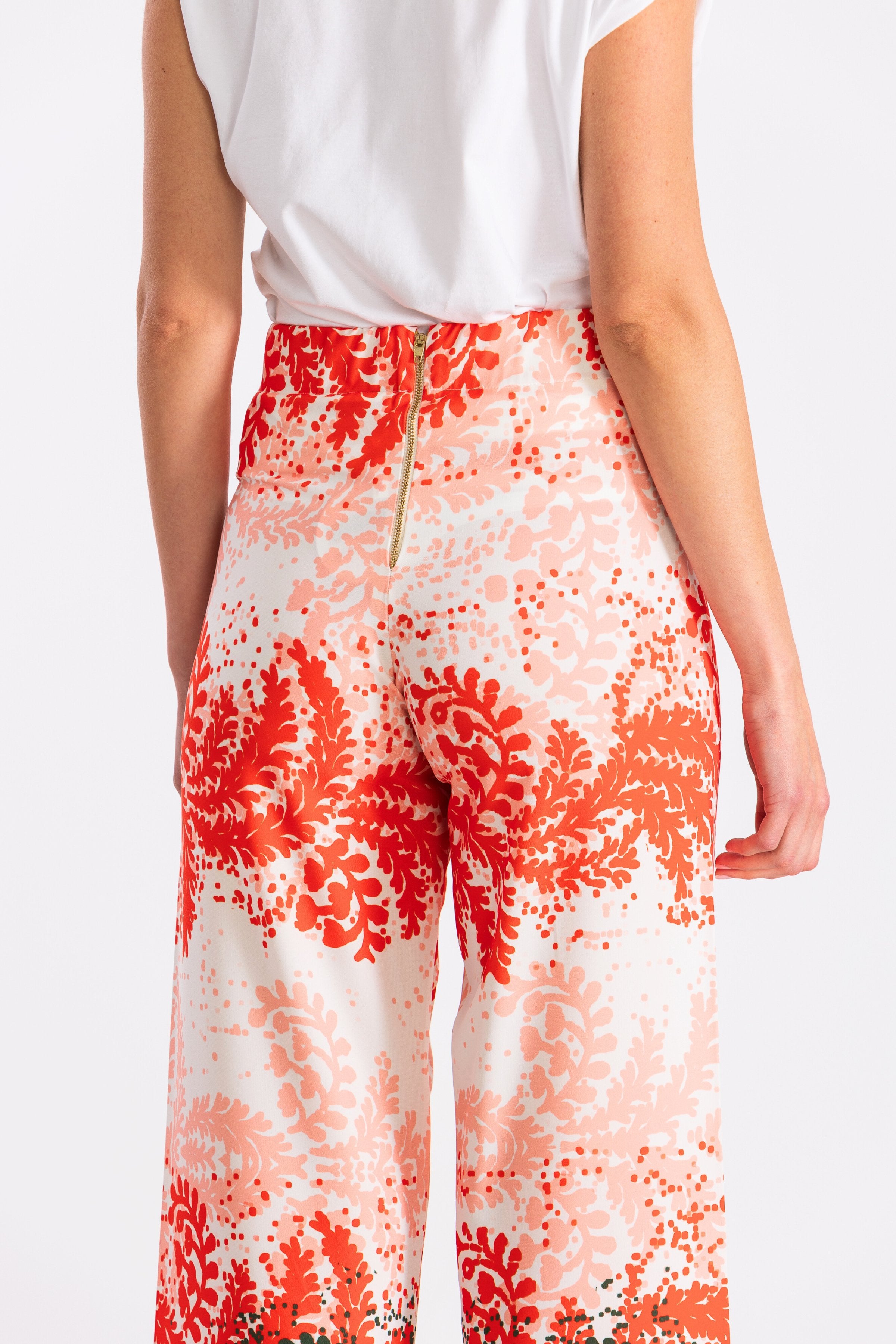 Pantalon largo estampado leaves LolitasyL - lolitasyl.com