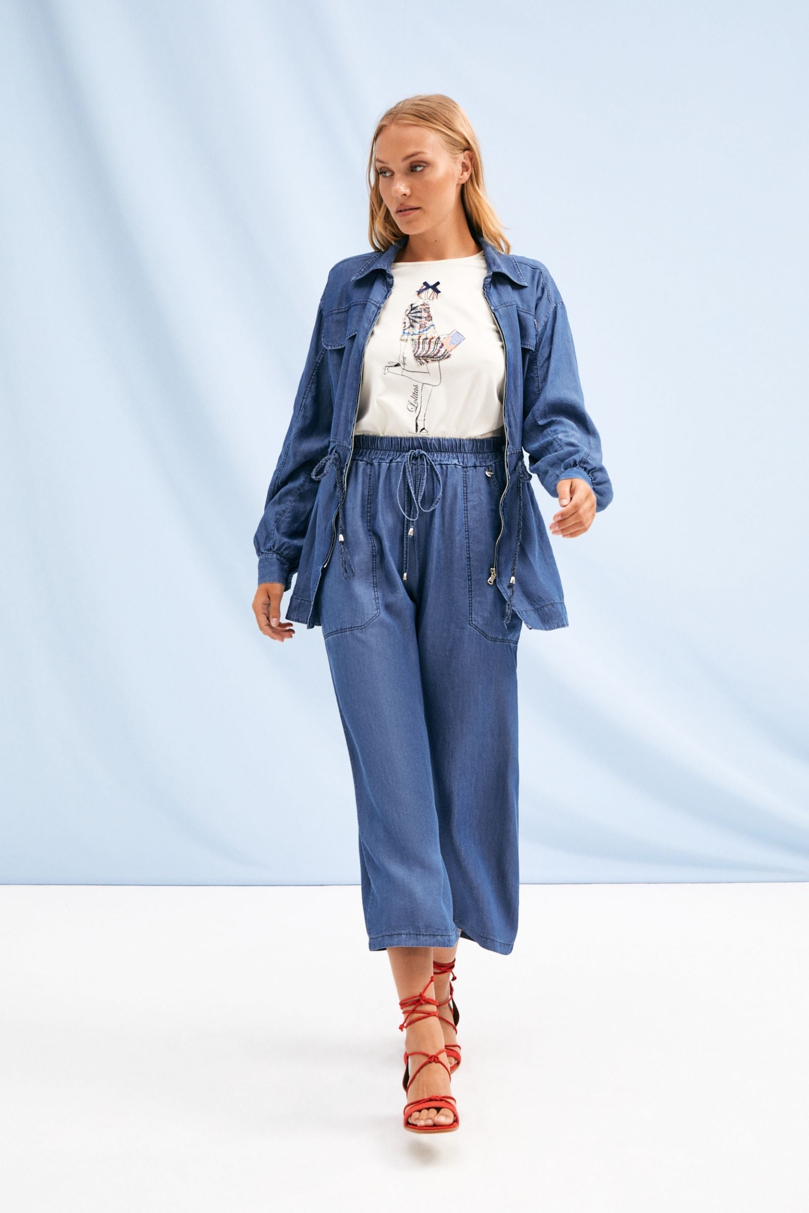 Sobrecamisa vaquera con cremallera Lolitas&L - lolitasyl.com