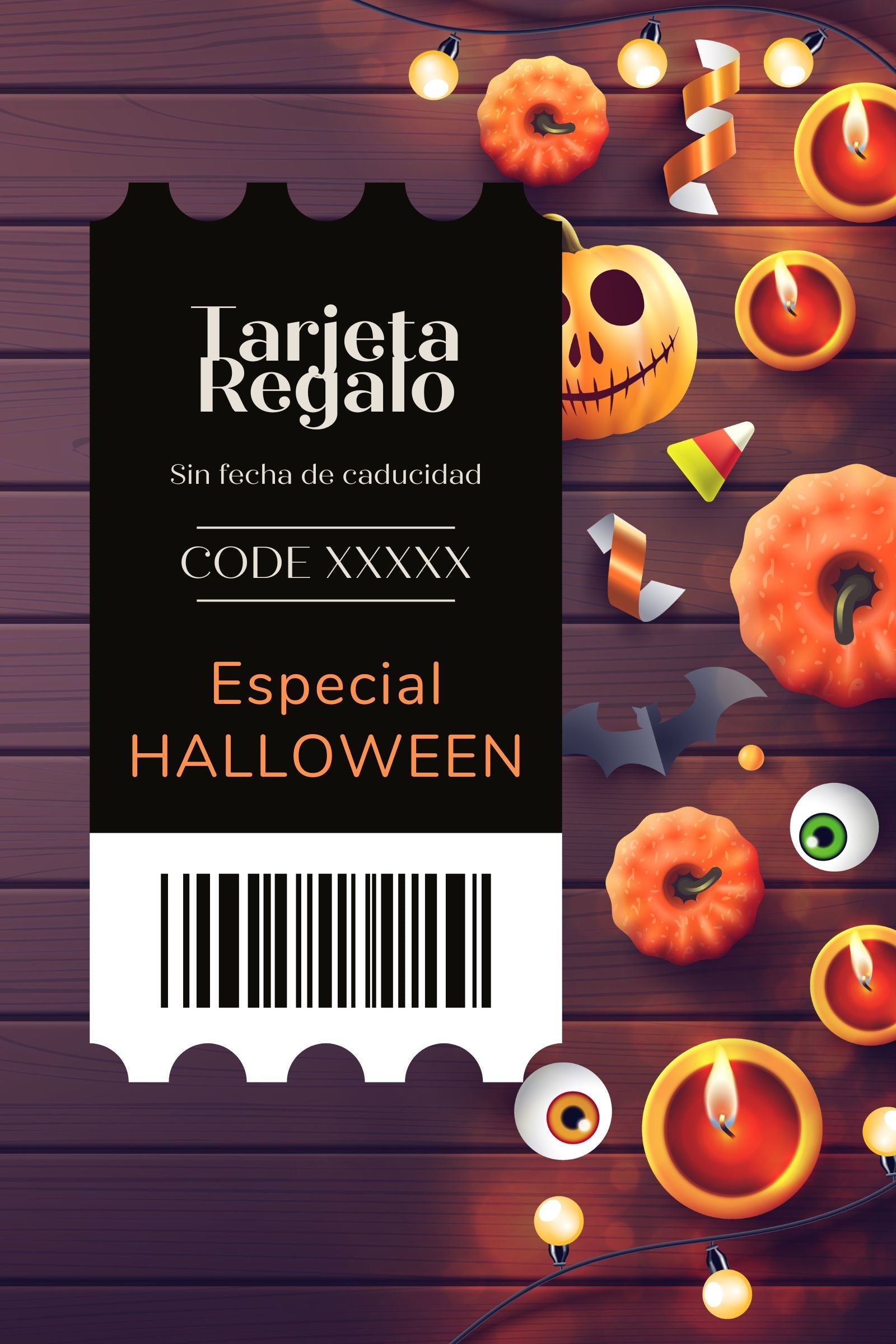 Tarjeta especial Halloween Lolitas&L - lolitasyl.com