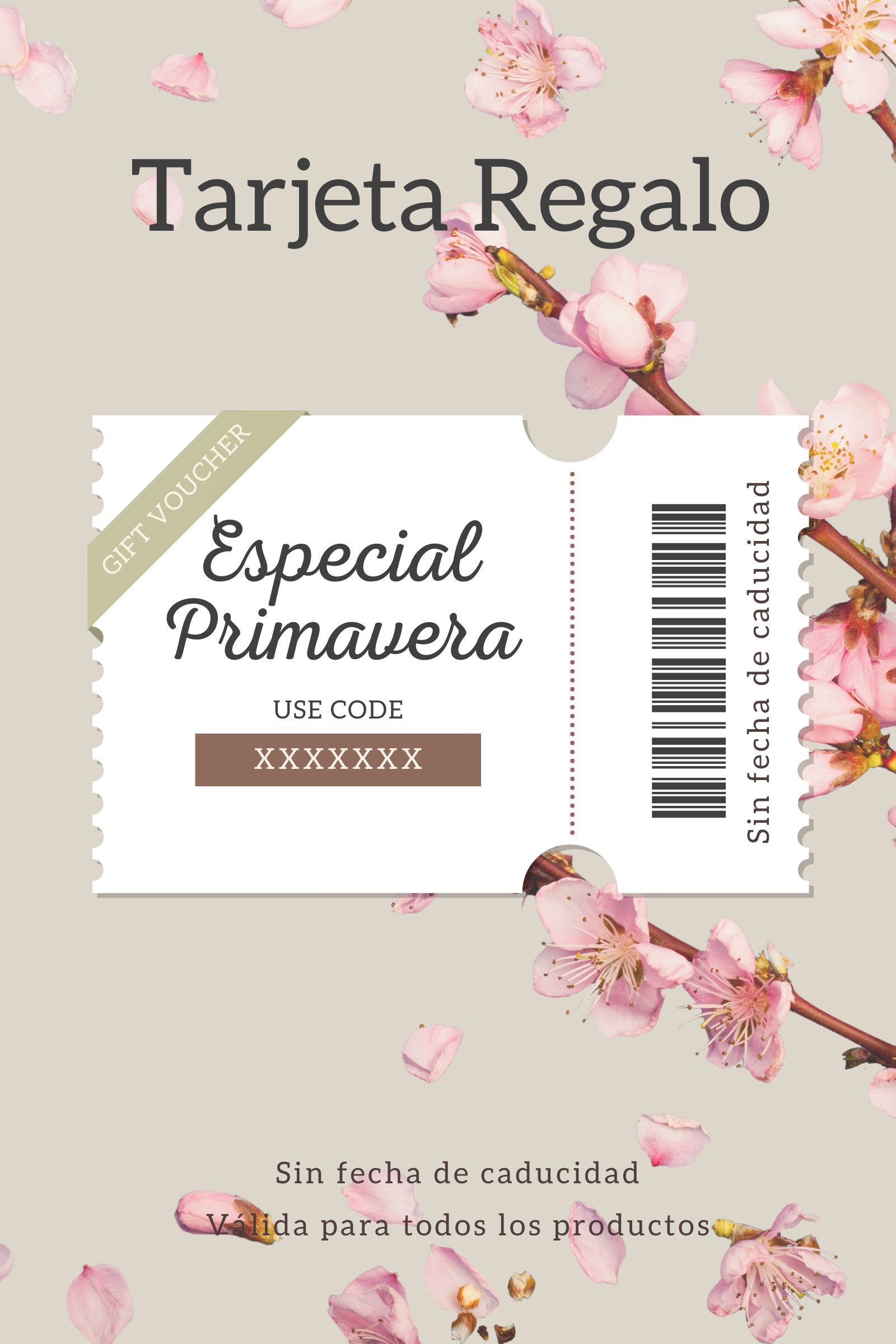 Tarjeta regalo Primavera LolitasyL - lolitasyl.com