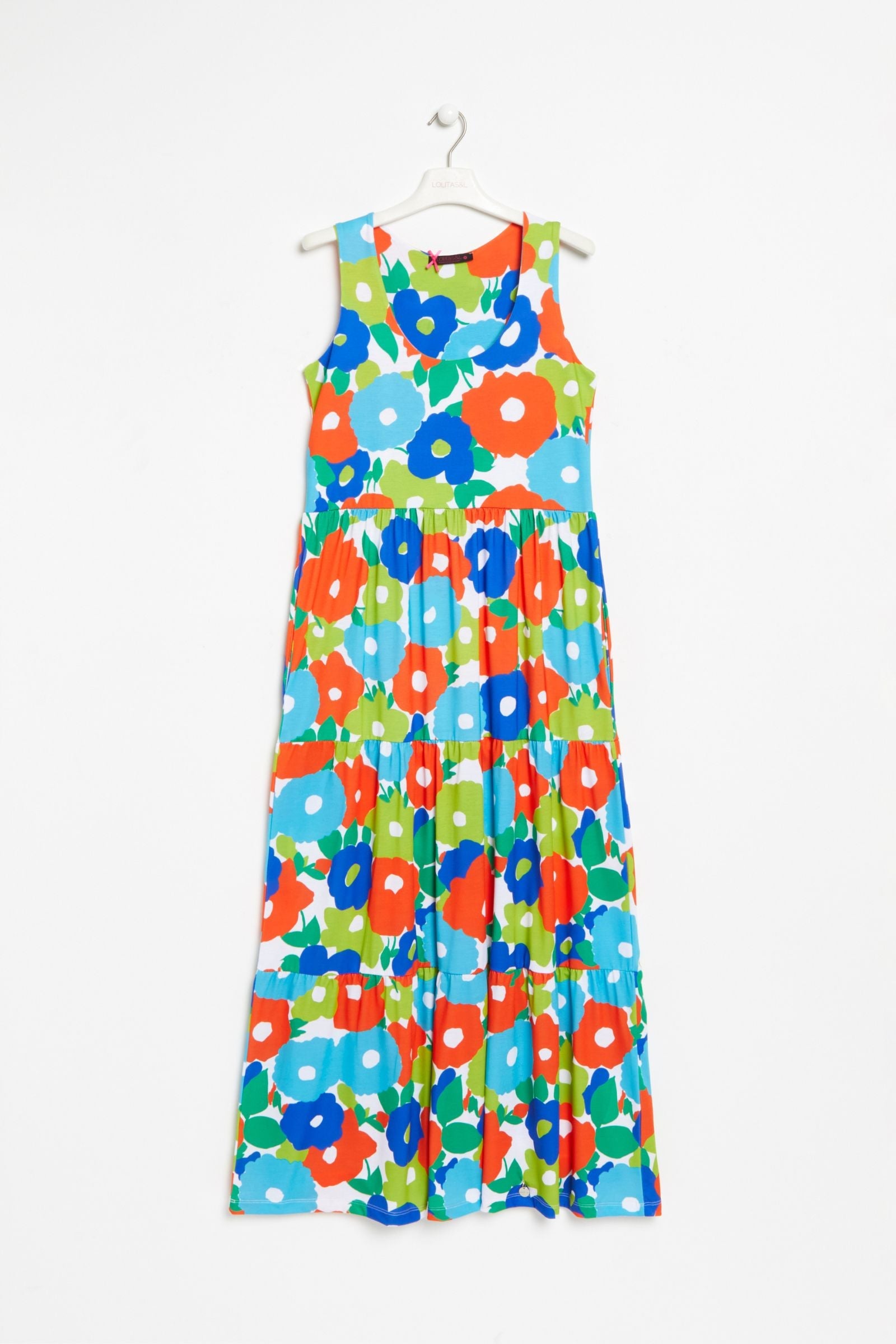 Vestido de tirantes estampado de flores largo Lolitas&L - lolitasyl.com