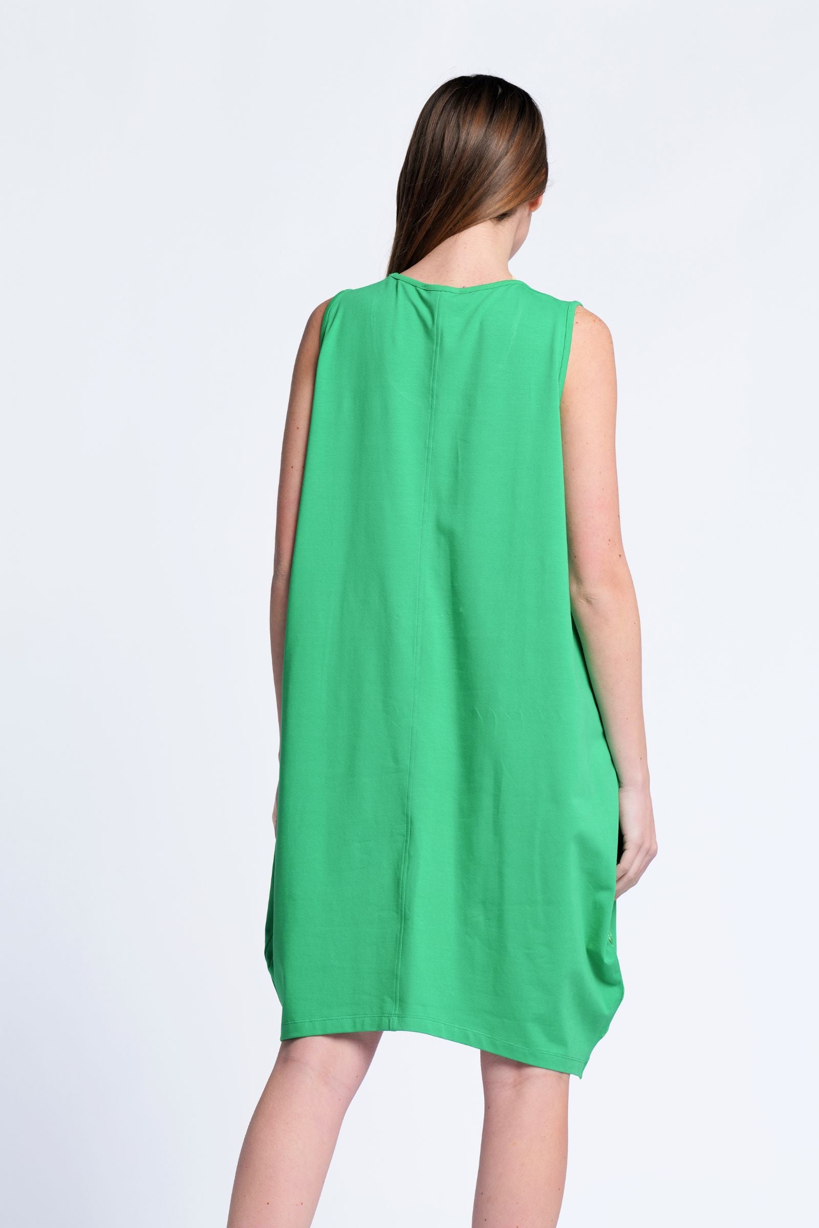 Vestido verde tirantes con bordado al tono Lolitas&L - lolitasyl.com