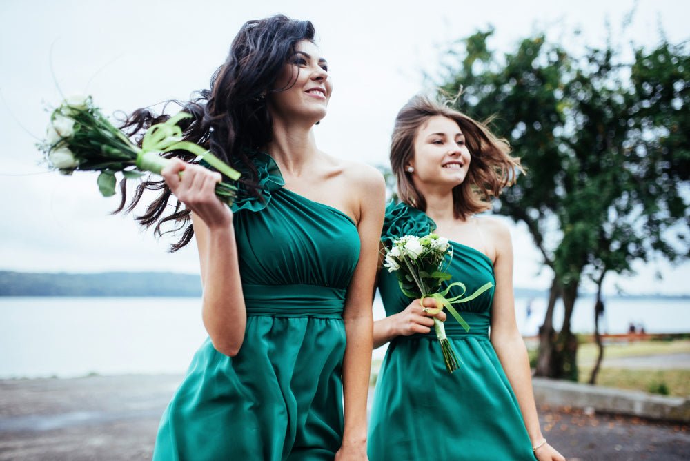 Cómo combinar un vestido verde para una boda - Lolitas&L