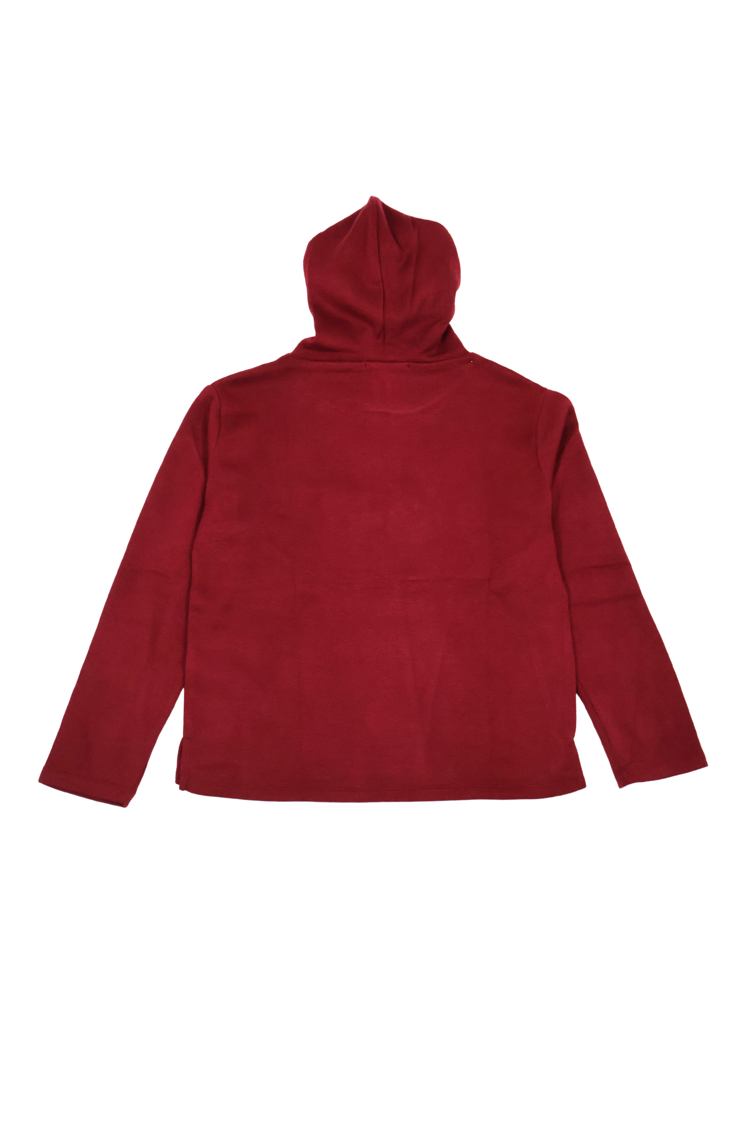 Sudadera de punto granate bordado zapatillas con capucha Lolitas&L