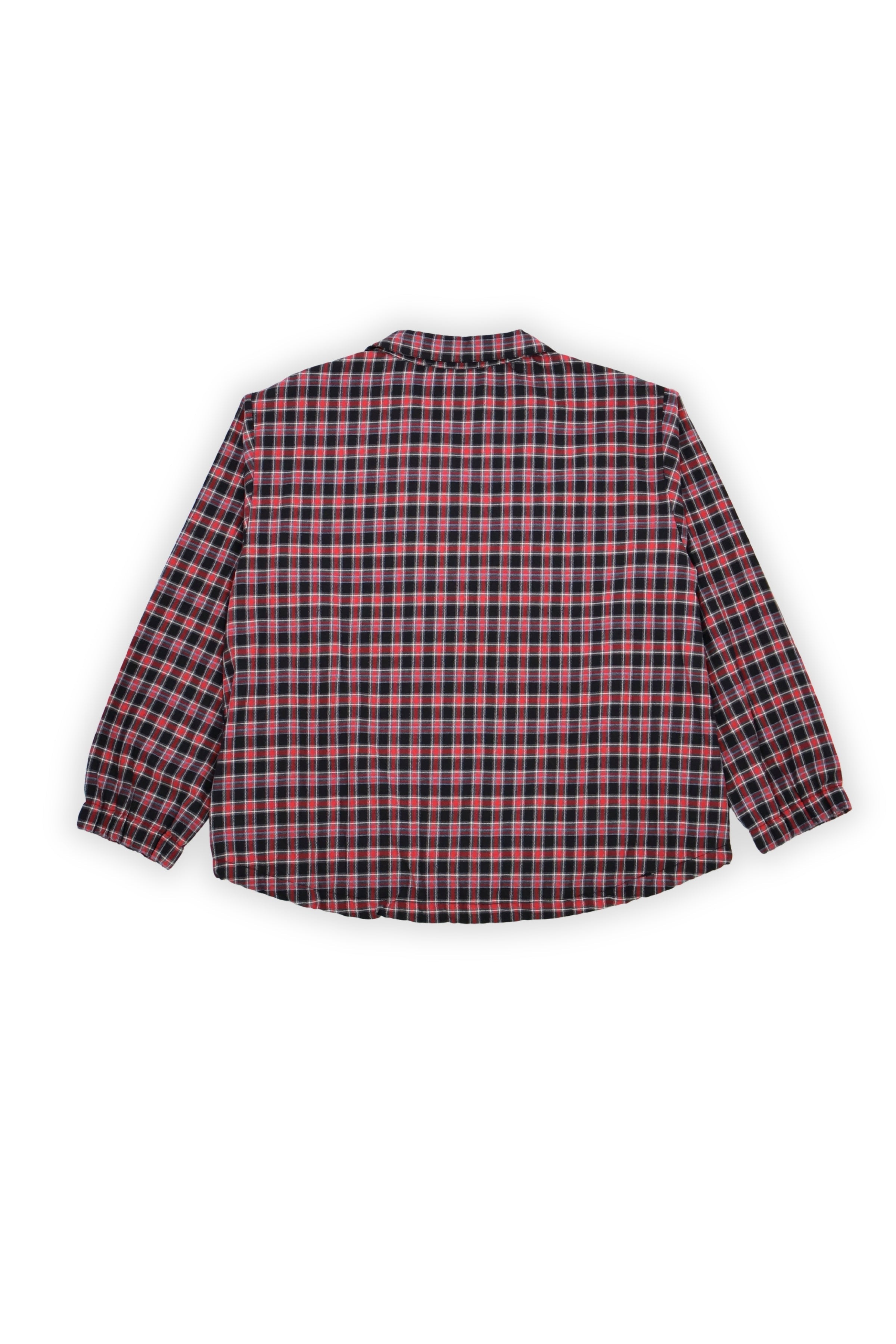 Camisa tartan gris con strass y cordon Lolitas&L - lolitasyl.com