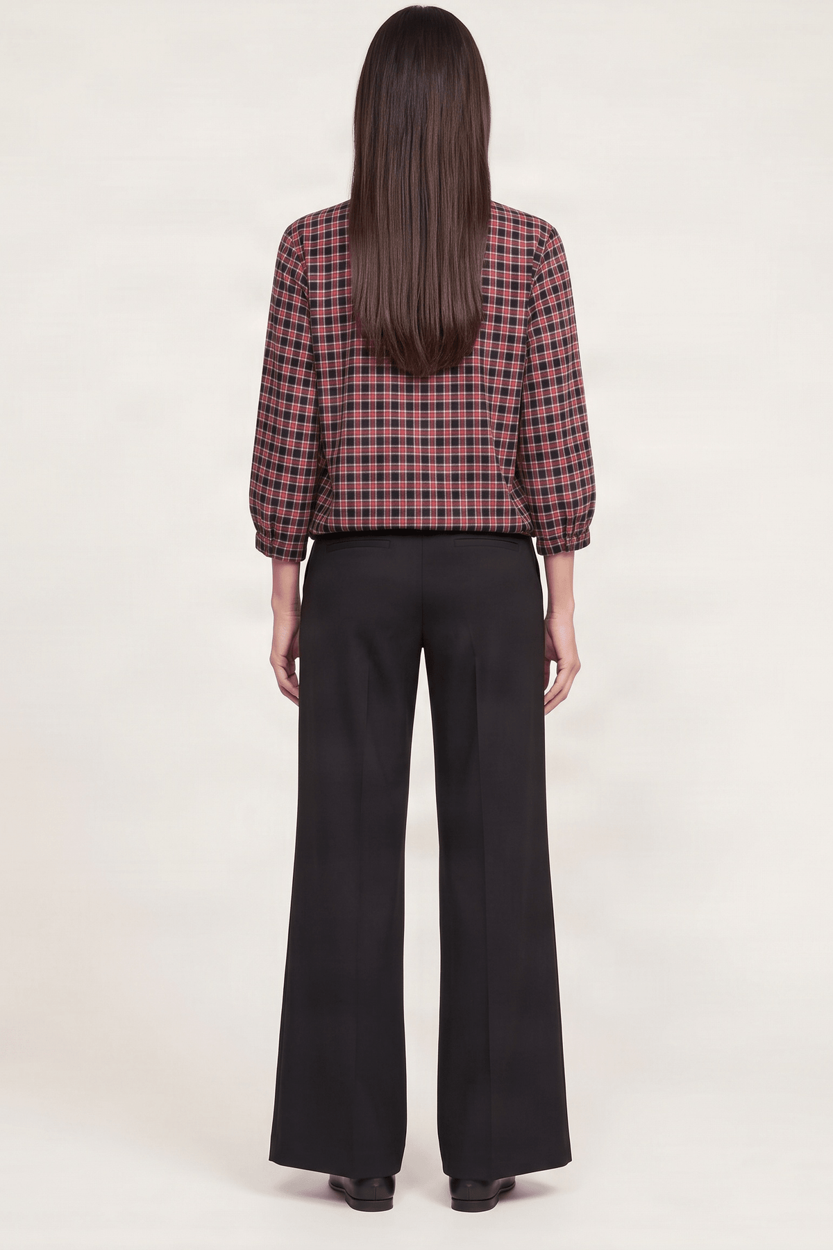 Camisa tartan gris con strass y cordon Lolitas&L - lolitasyl.com