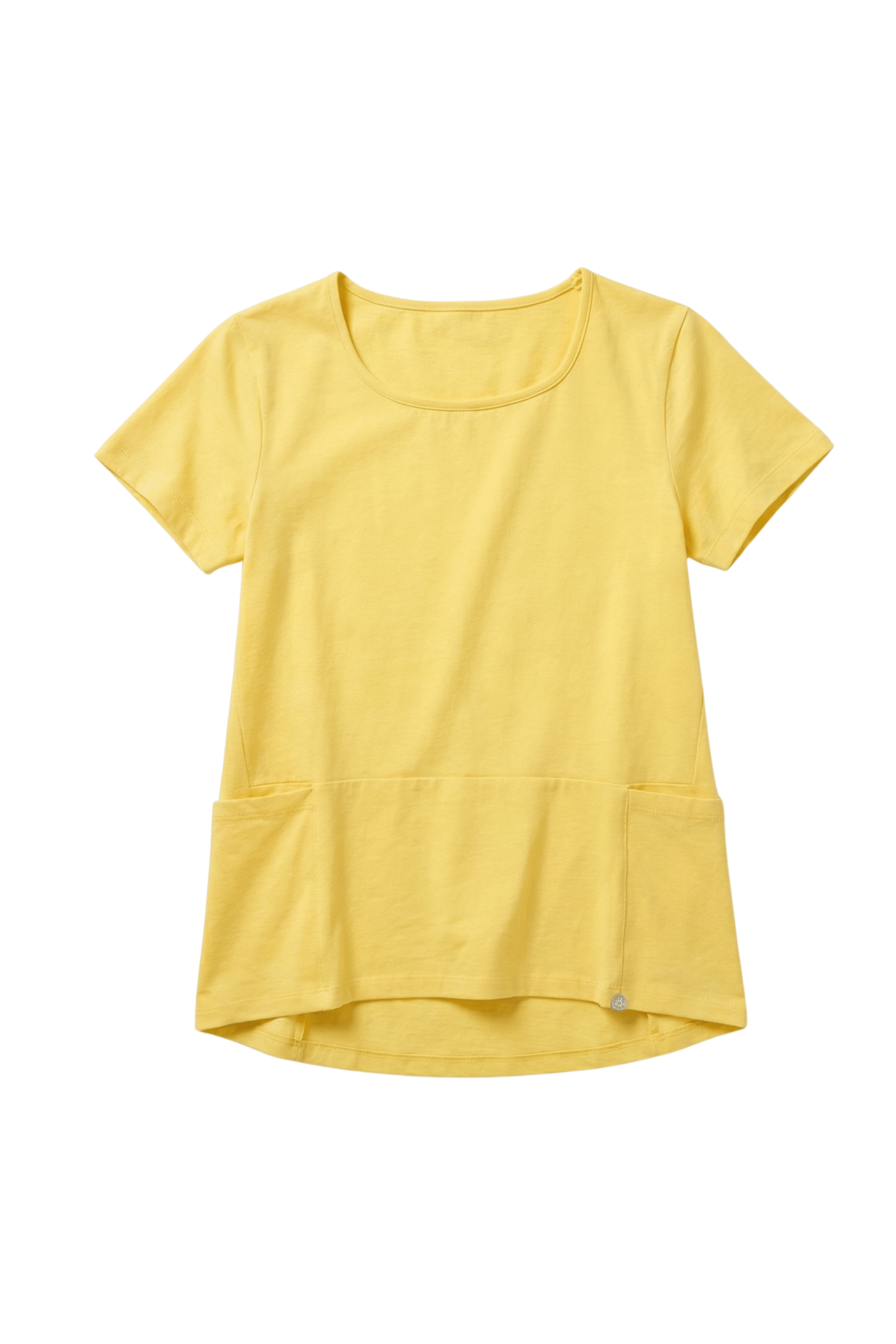 Camiseta amarilla algodon con bolsillos cuadrados Lolitas&L - lolitasyl.com