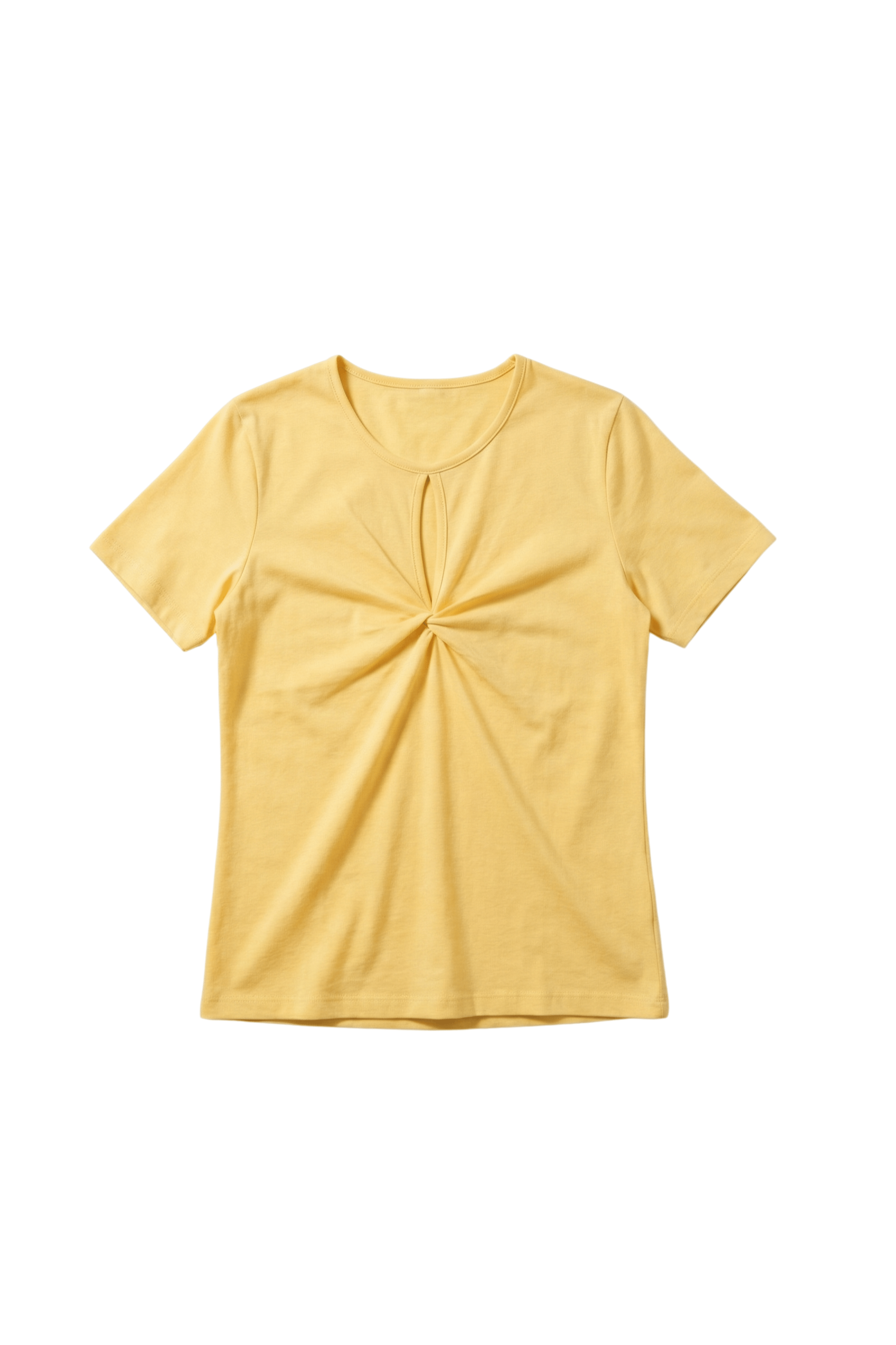 Camiseta amarilla lagrima con fruncido Lolitas&L - lolitasyl.com