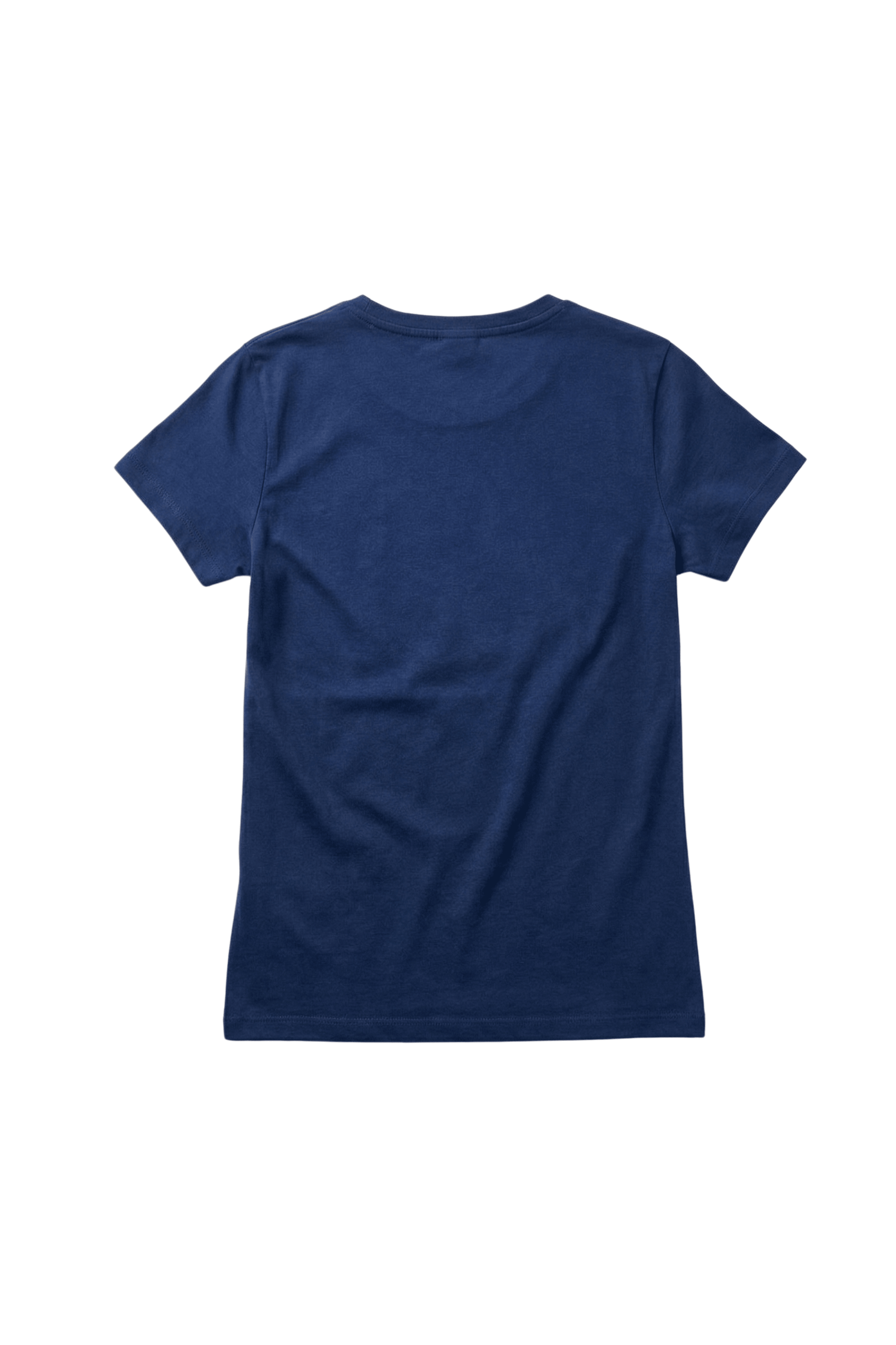 Camiseta azul basica con escote caja y manga corta Lolitas&L - lolitasyl.com