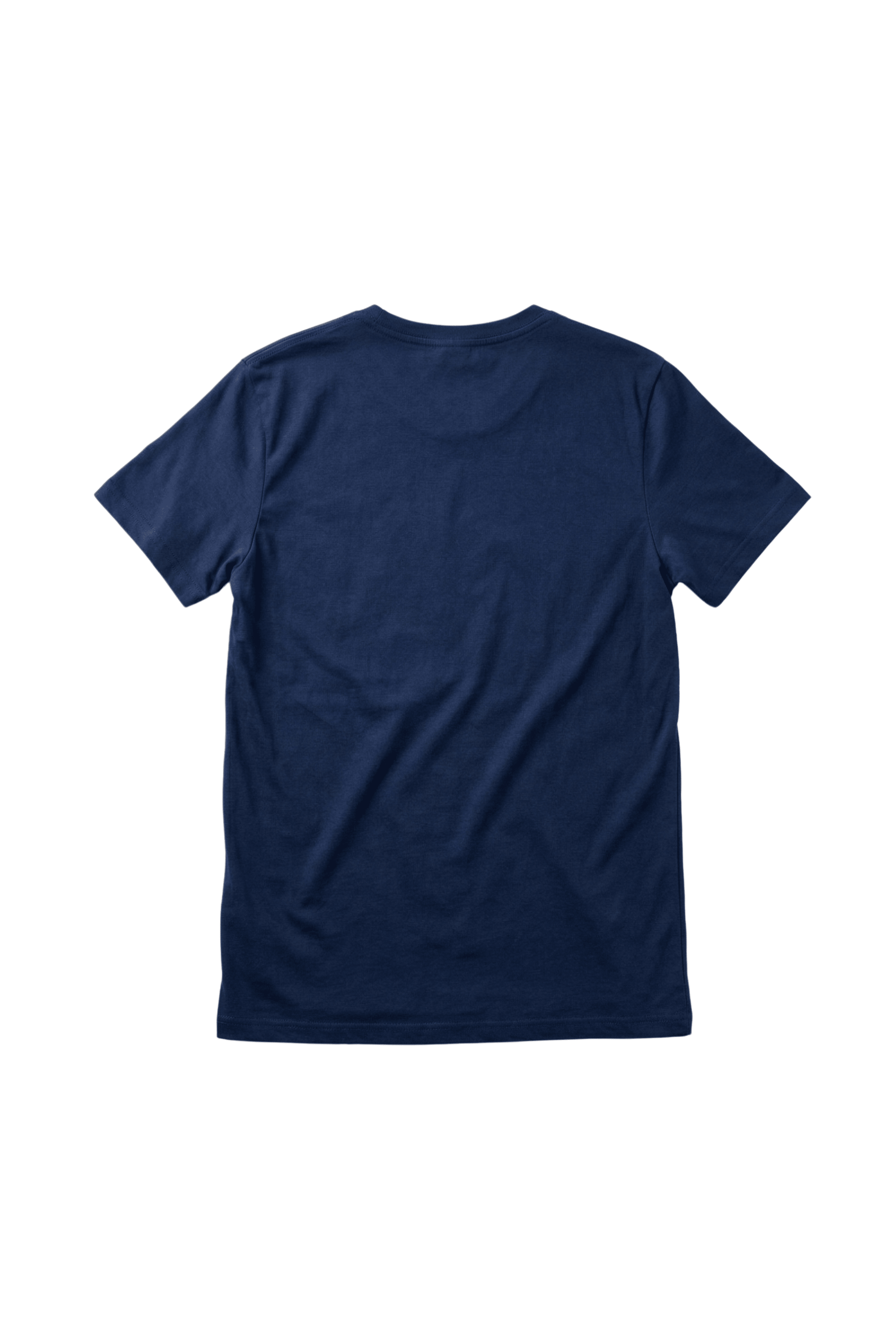Camiseta azul basica con escote pico y manga corta Lolitas&L - lolitasyl.com