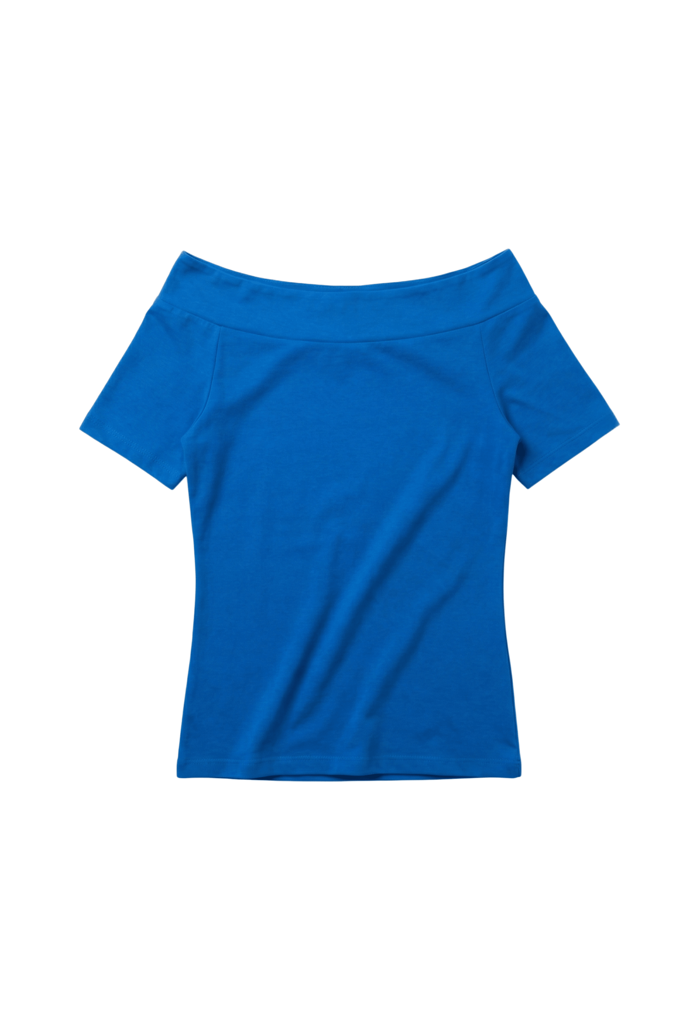 Camiseta azul royal bardot Lolitas&L - lolitasyl.com