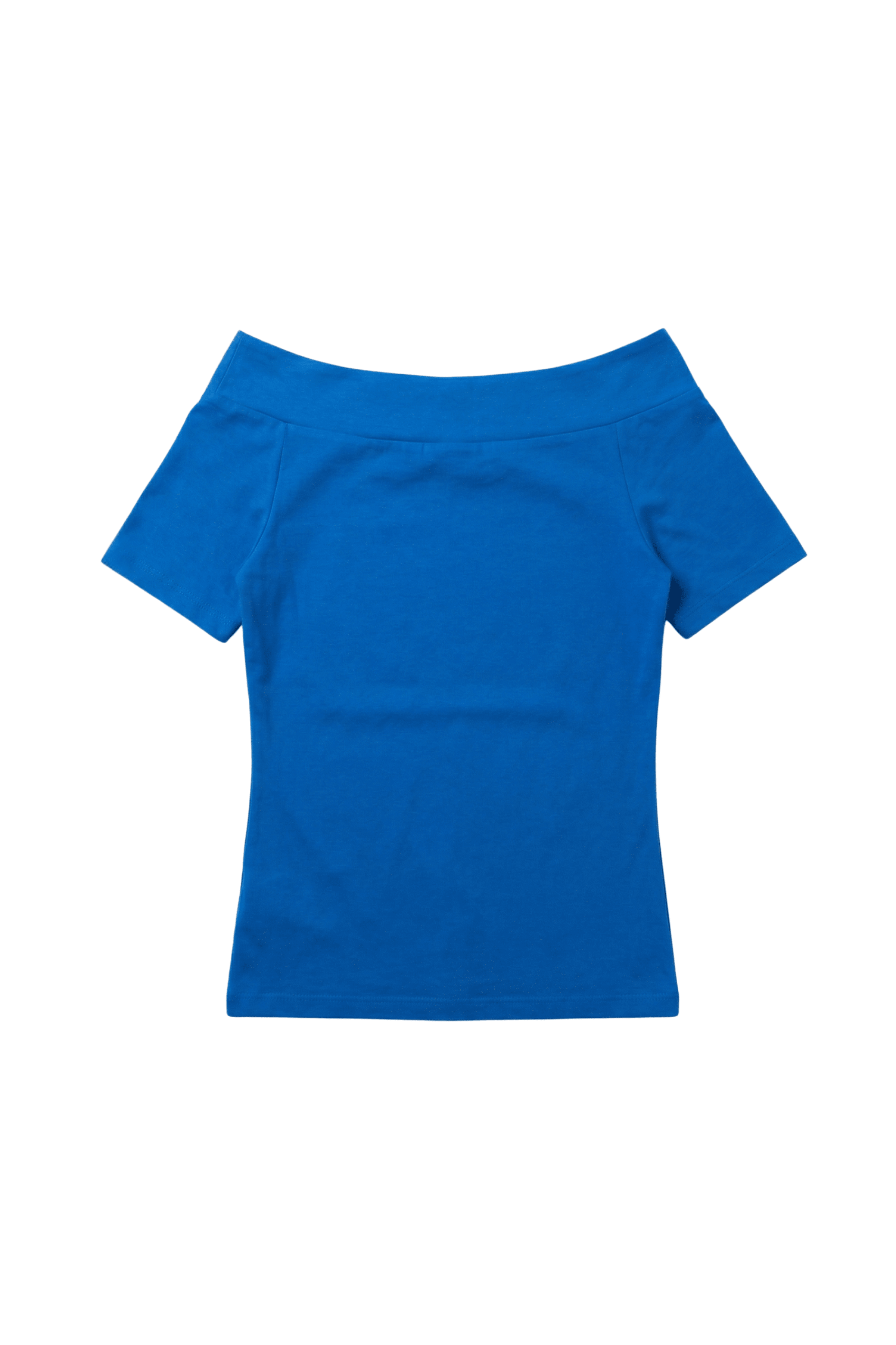Camiseta azul royal bardot Lolitas&L - lolitasyl.com