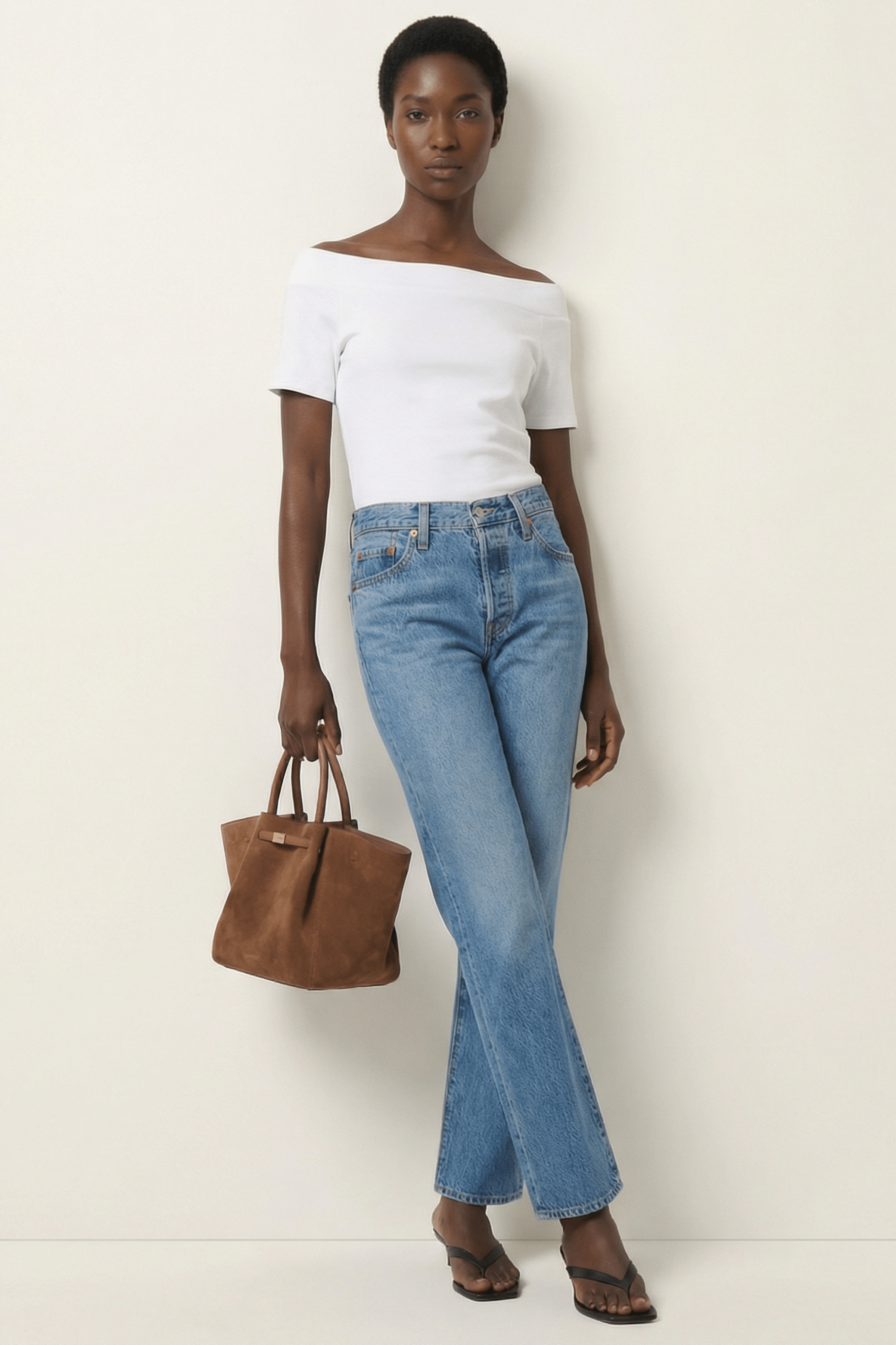 Camiseta blanca bardot Lolitas&L - lolitasyl.com