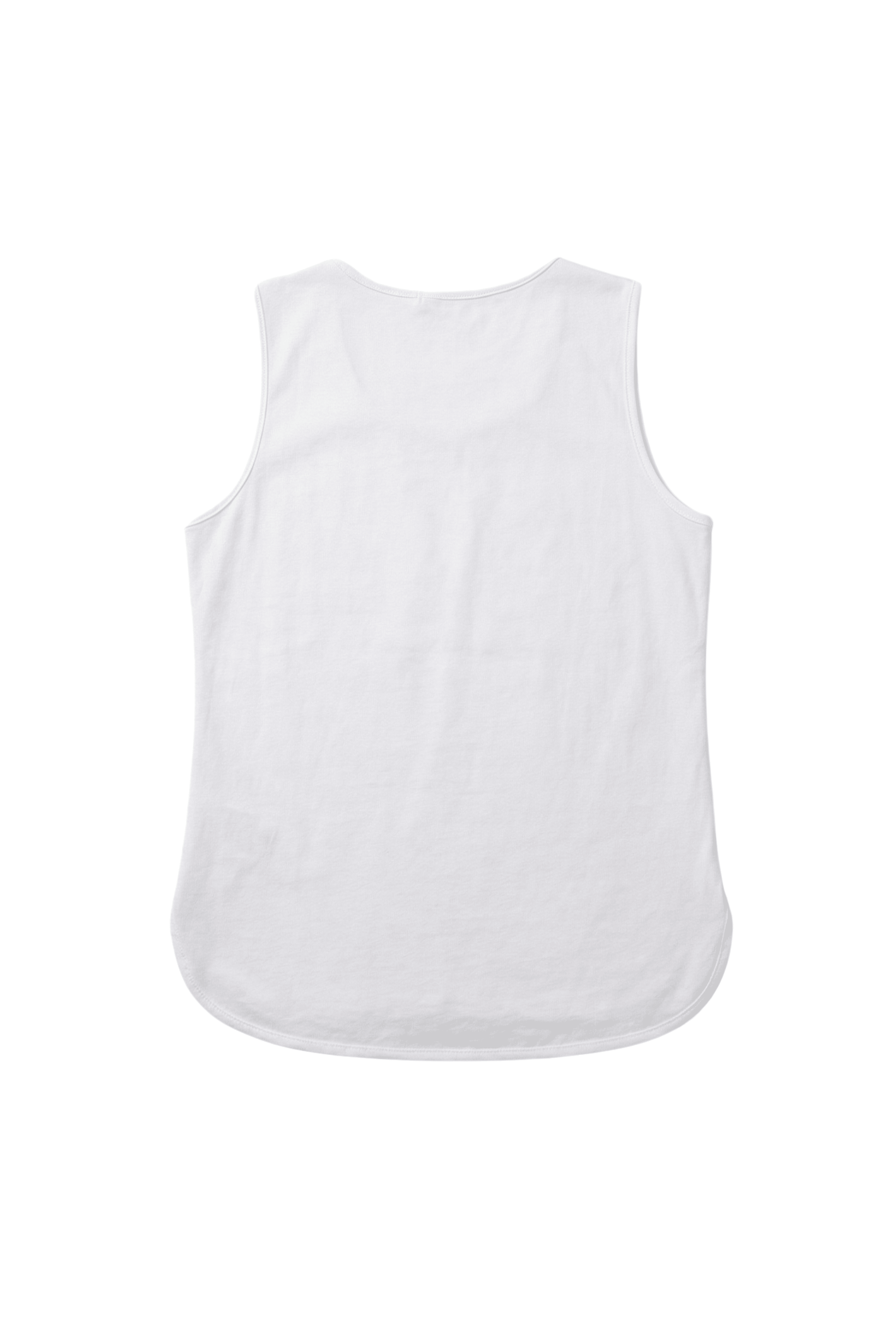 Camiseta blanca basica tirantes con escote cuadrado Lolitas&L - lolitasyl.com