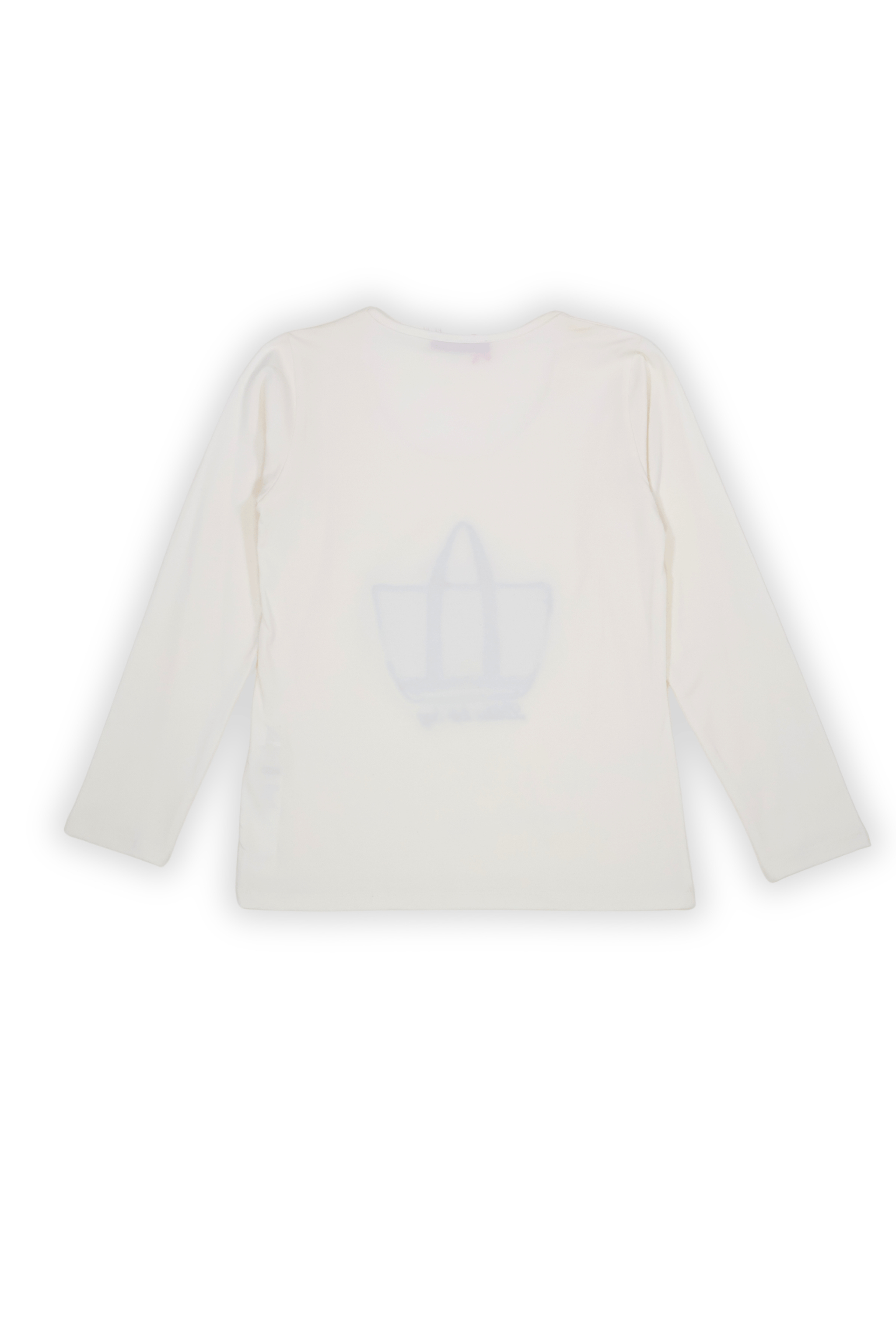 Camiseta blanca bordado bolsito verde manga larga Lolitas&L - lolitasyl.com