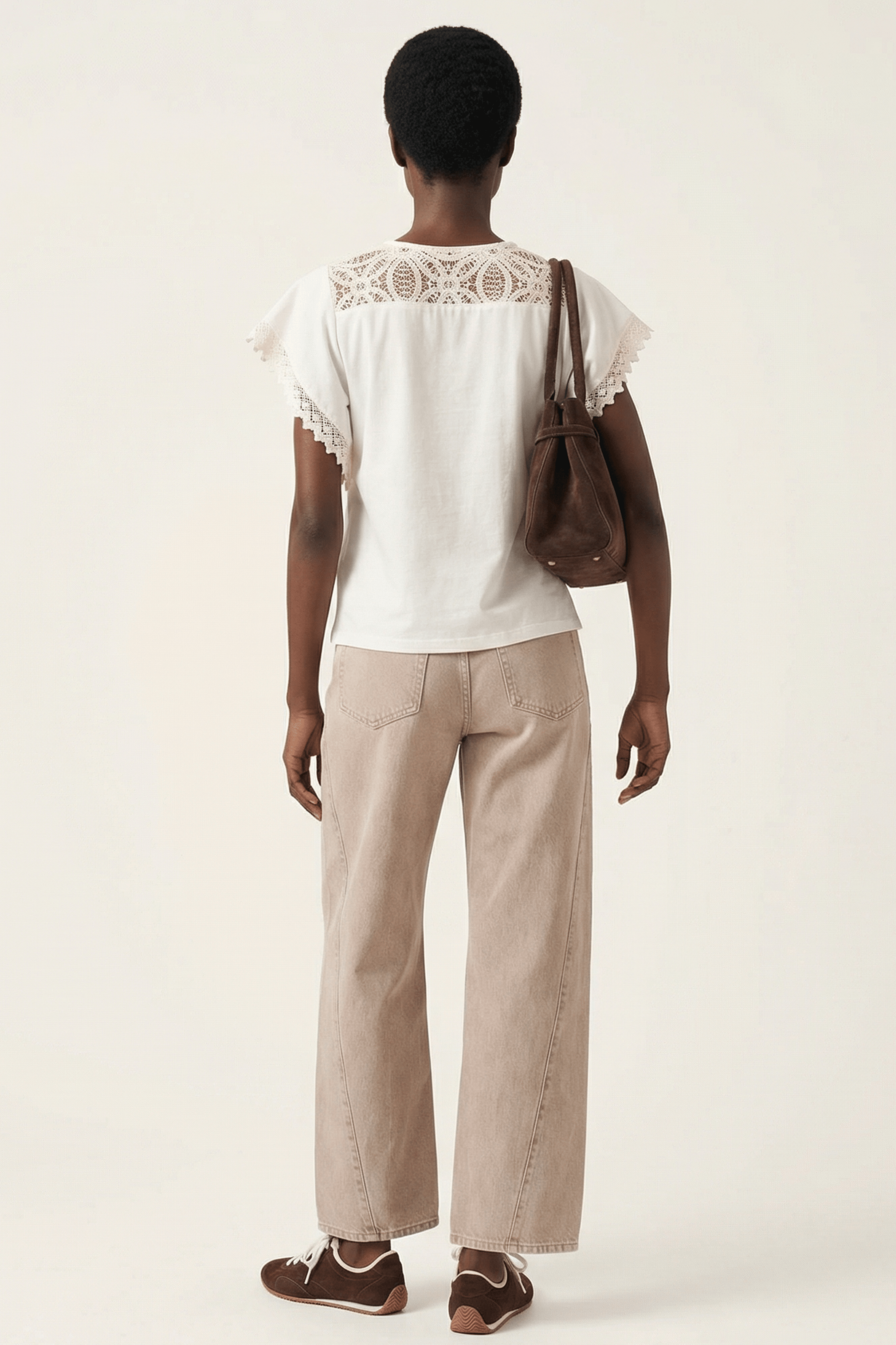 Camiseta blanca bordado grogre en delantero y mangas Lolitas&L - lolitasyl.com