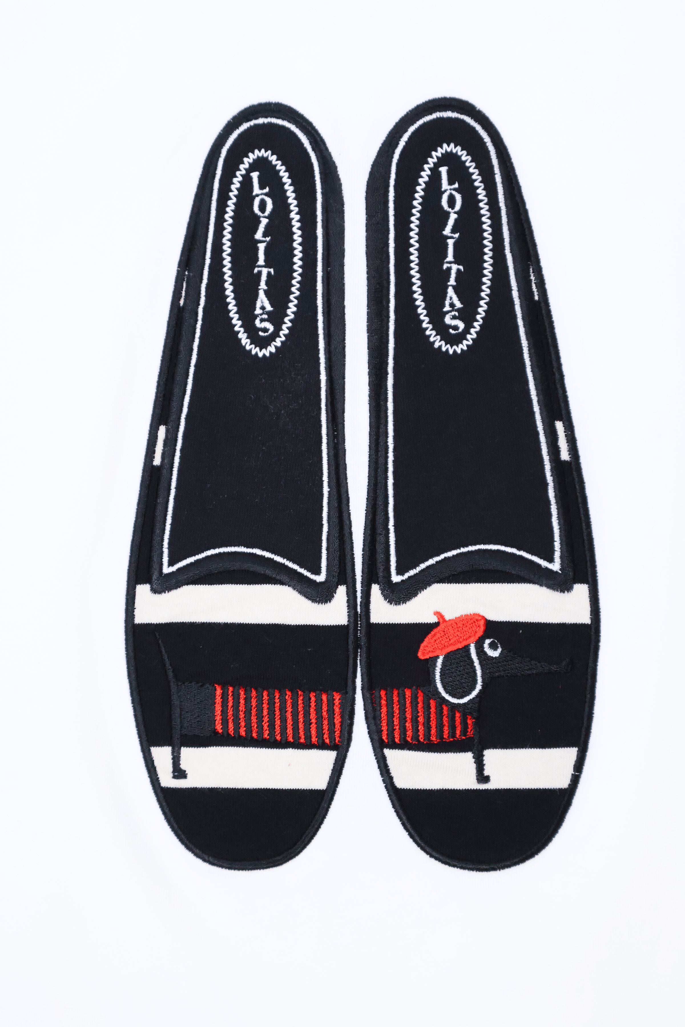 Camiseta blanca con bailarinas bordadas Lolitas&L - lolitasyl.com