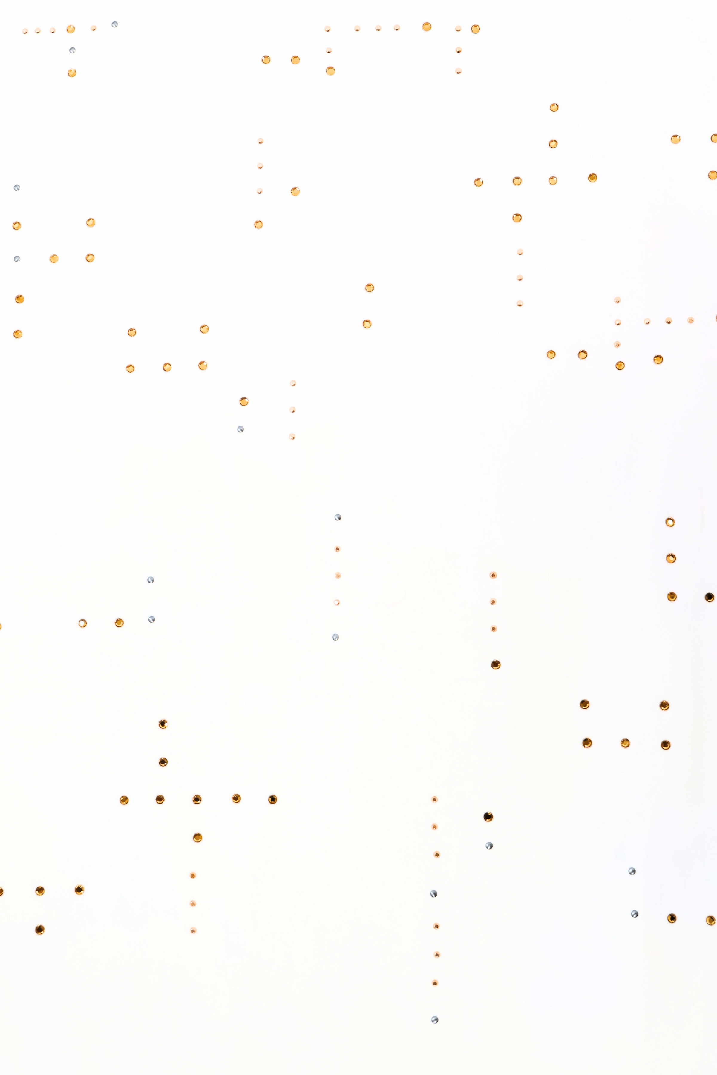 Camiseta blanca con strass multicolor manga latga Lolitas&L - lolitasyl.com