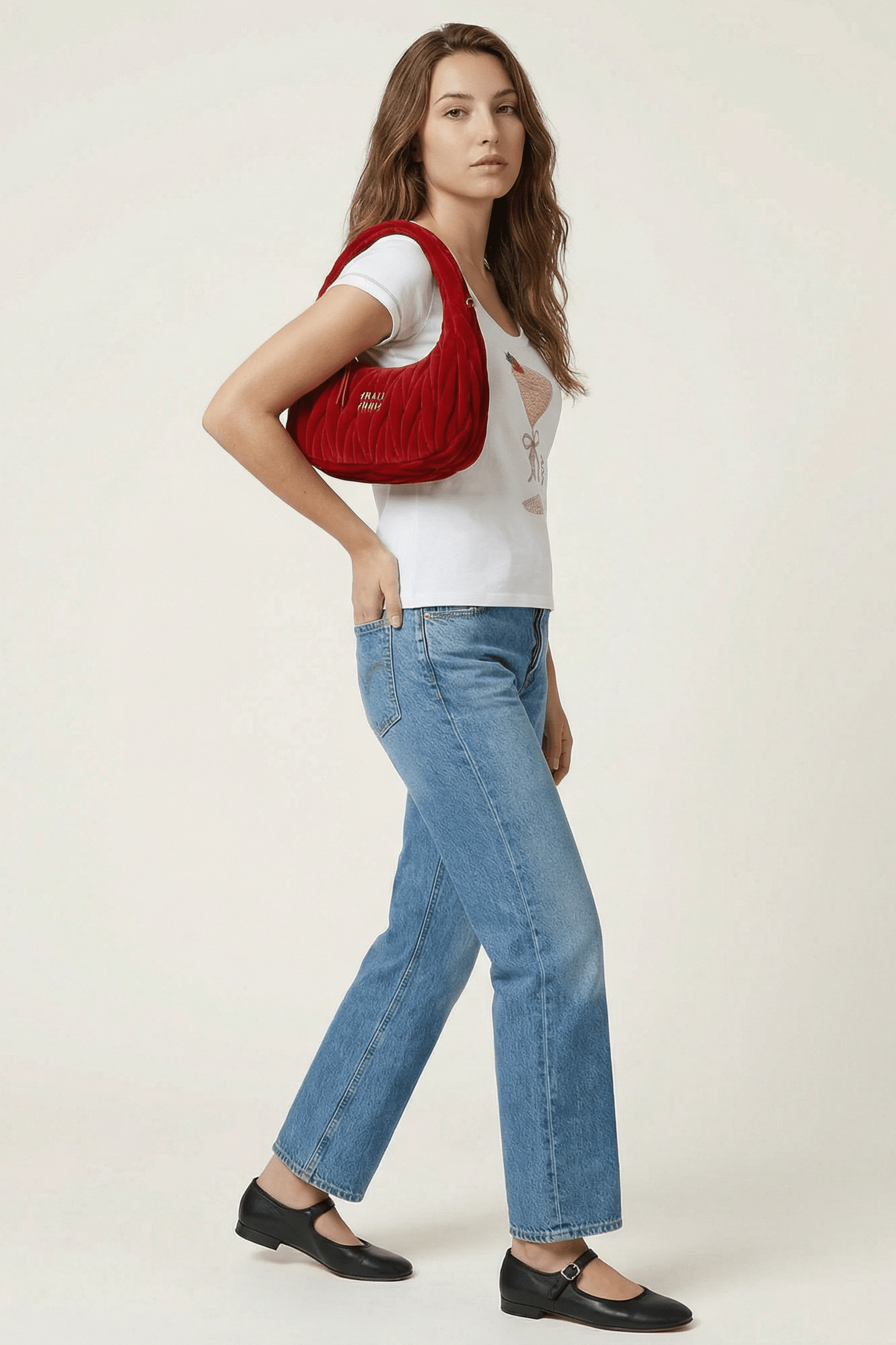 Camiseta blanca copa coctel strass Lolitas&L - lolitasyl.com