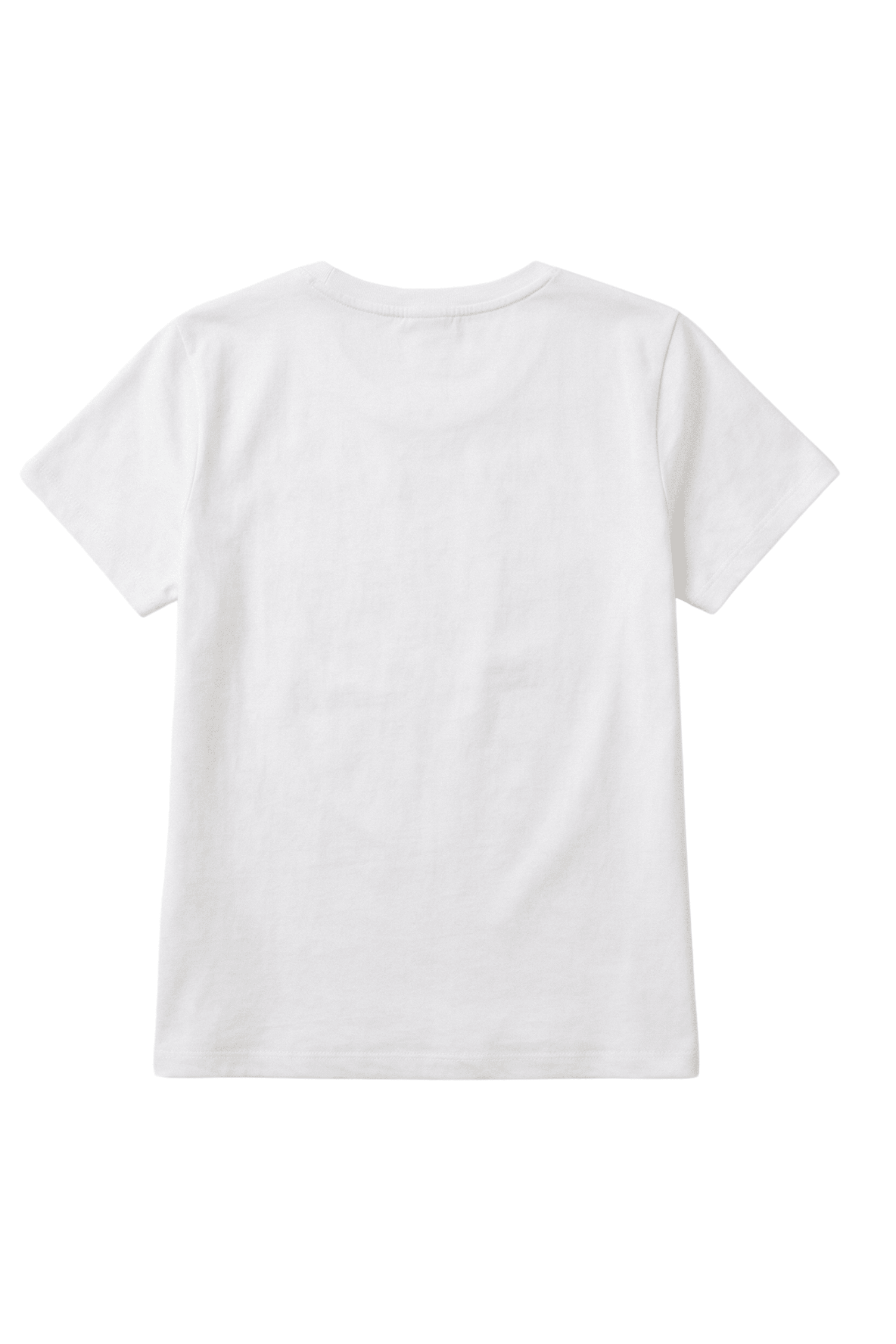 Camiseta blanca detalle plisado manga corta Lolitas&L - lolitasyl.com