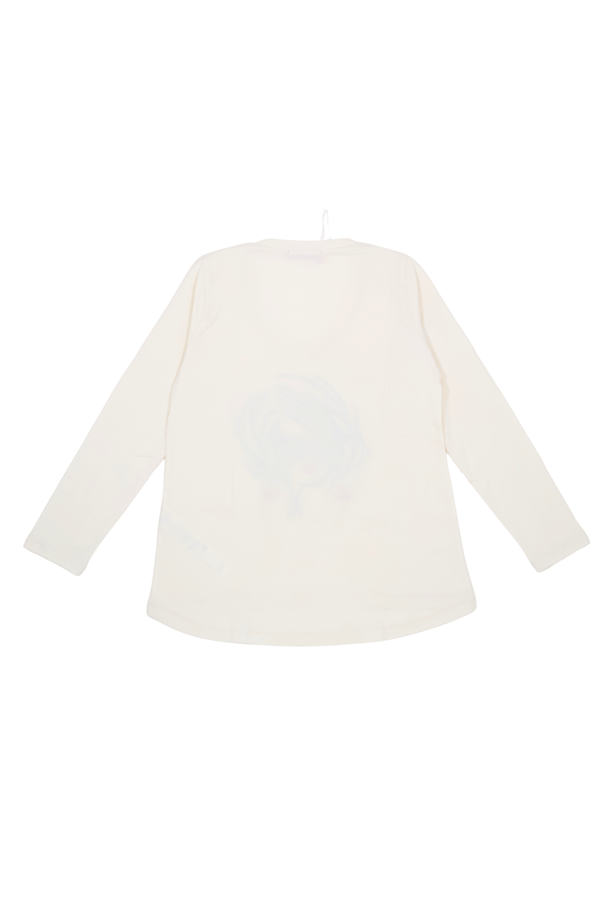 Camiseta blanca estampado cara con gafas manga larga Lolitas&L - lolitasyl.com