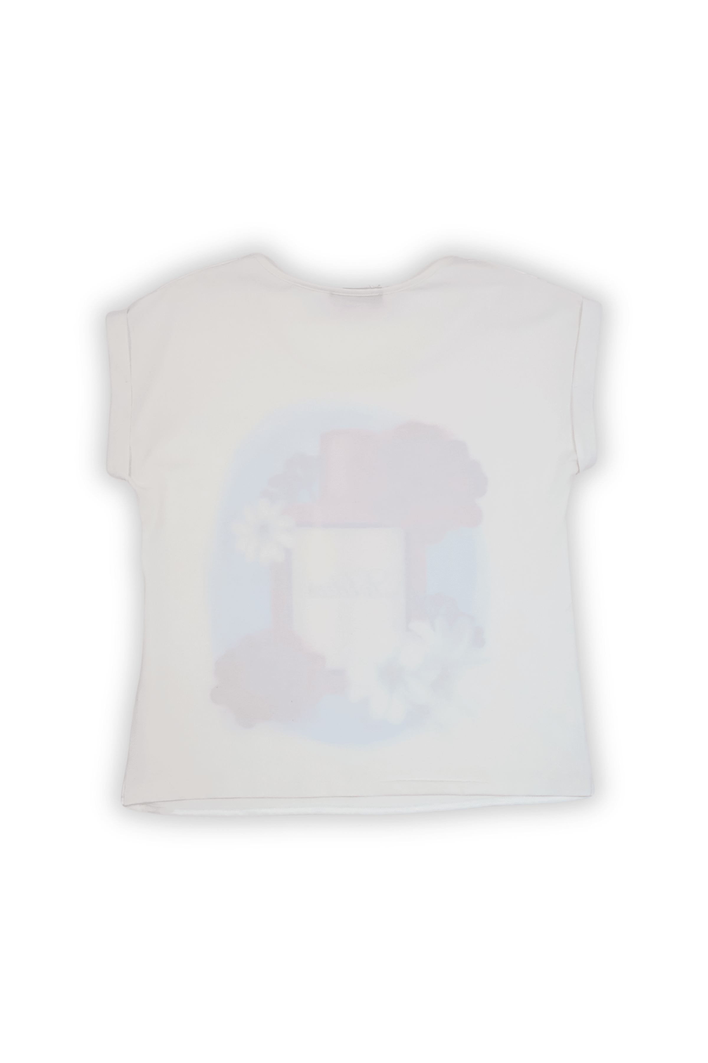 Camiseta blanca estampado perfume manga corta Lolitas&L - lolitasyl.com