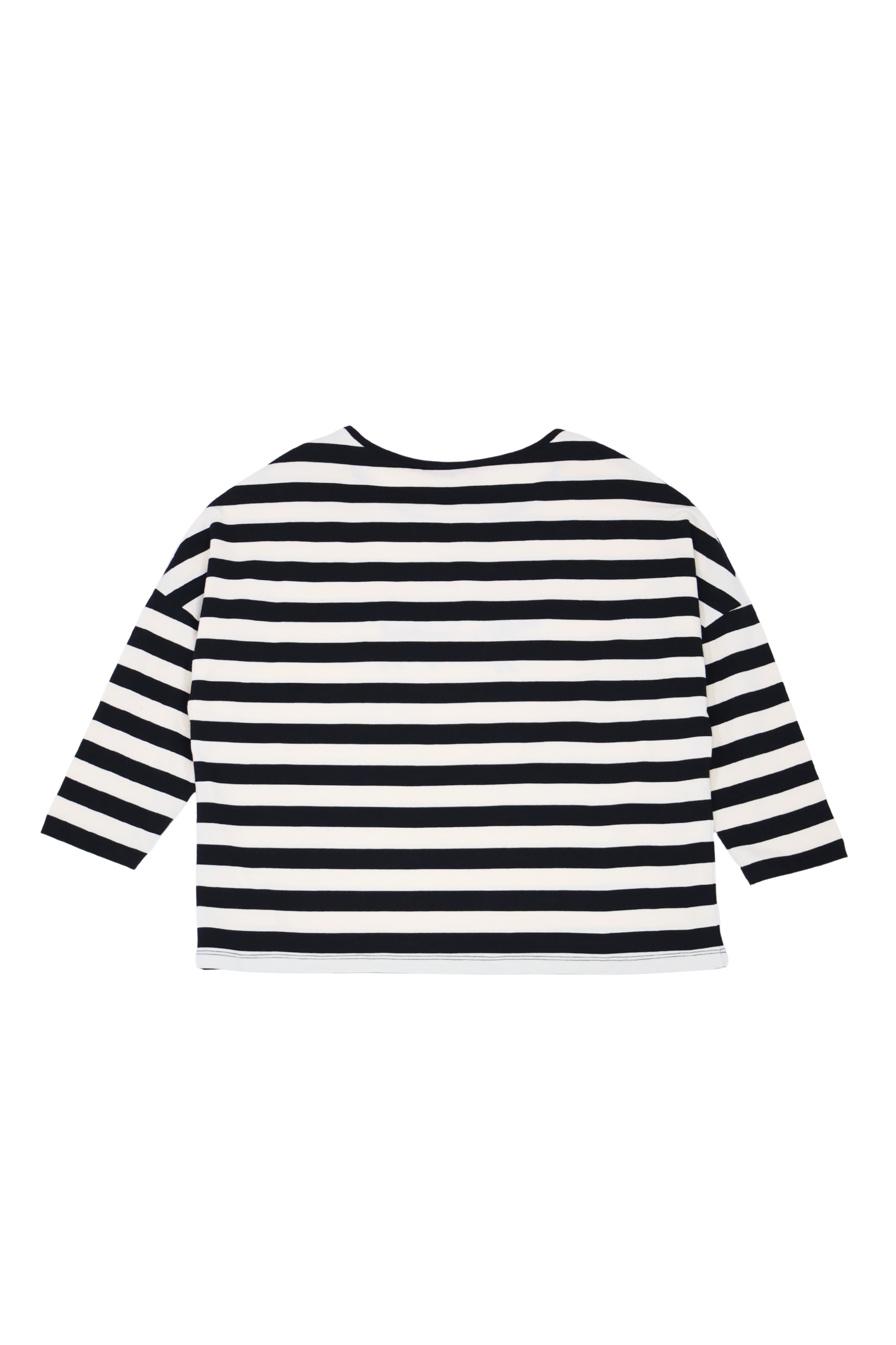 Camiseta blanca rayas con bordado perrito salchicha Lolitas&L