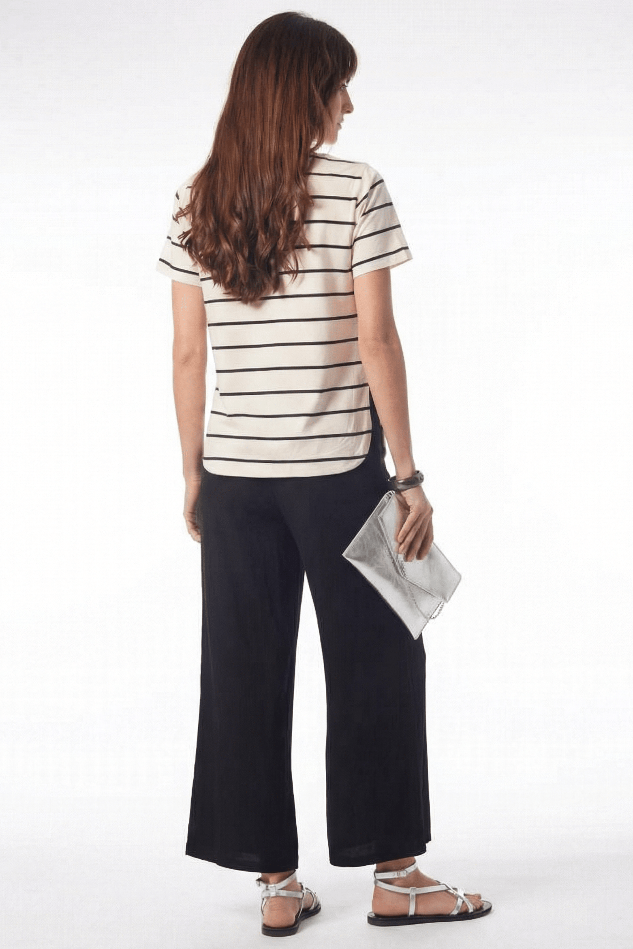 Camiseta blanca rayas con bolsillos en el pecho Lolitas&L - lolitasyl.com