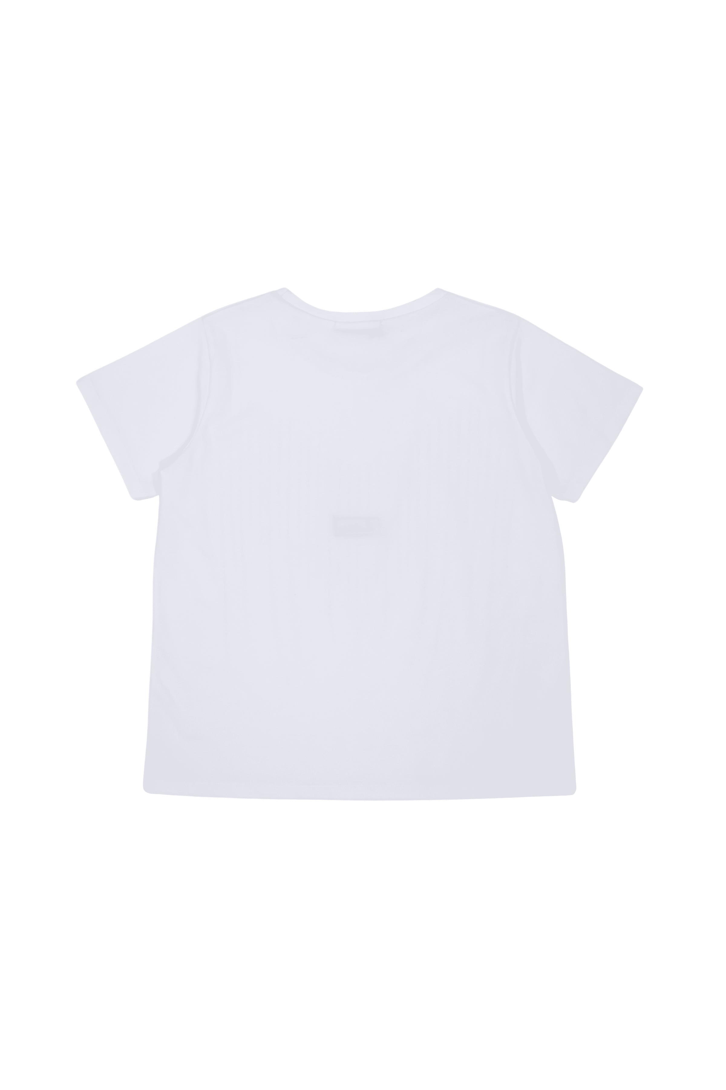 Camiseta blanca stras con logo Lolitas&L - lolitasyl.com