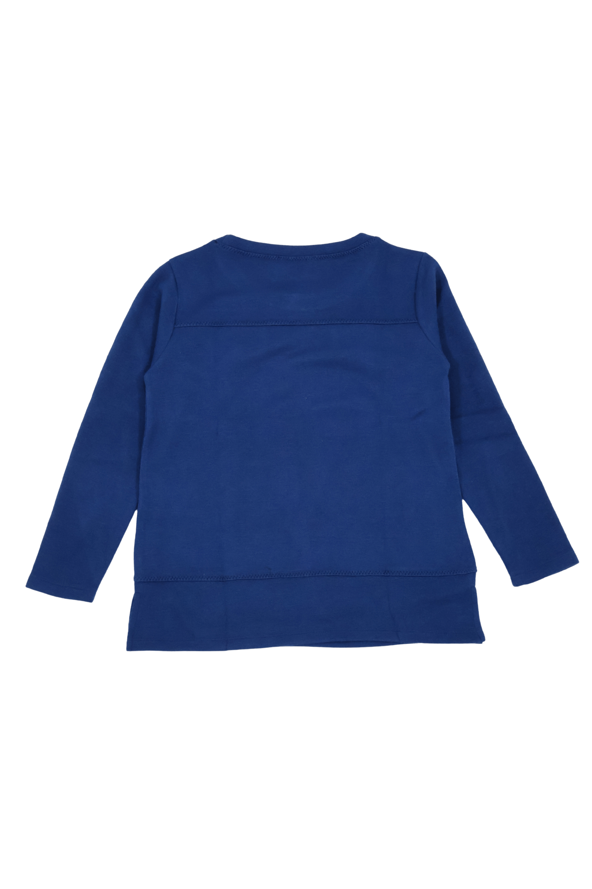 Camiseta de punto azul con botones dorados Lolitas&L - lolitasyl.com