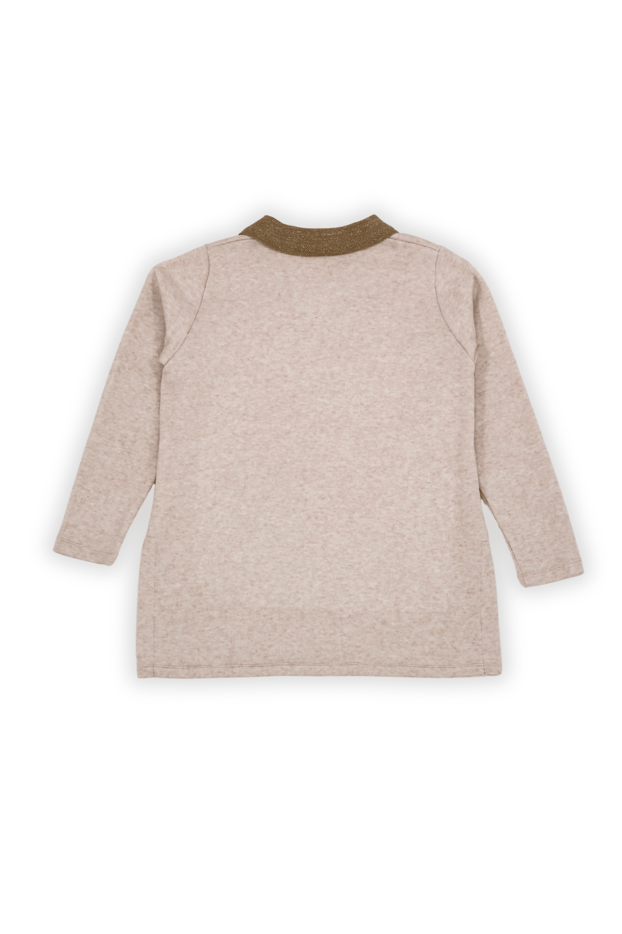 Camiseta de punto beige con leon de strass Lolitas&L - lolitasyl.com