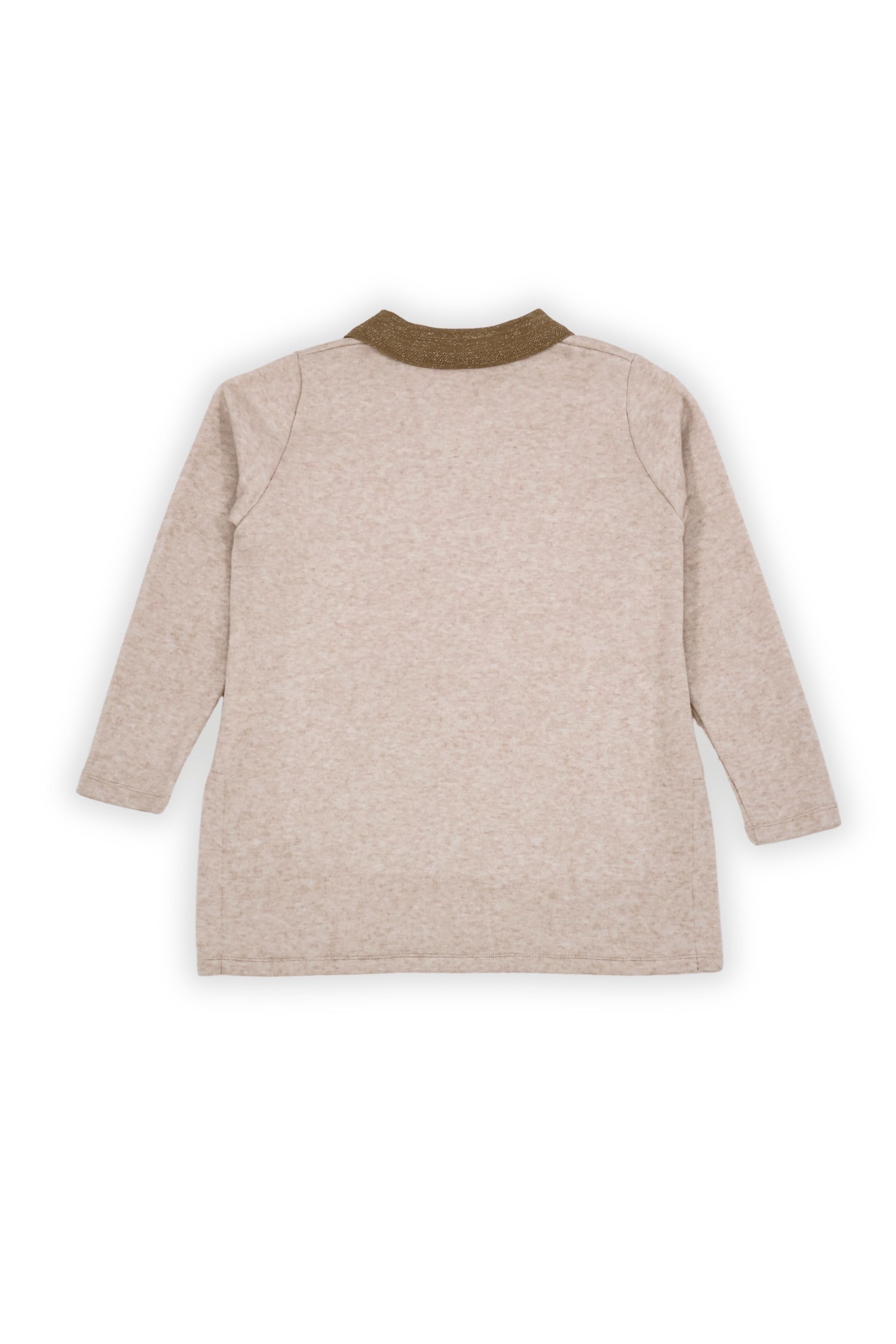 Camiseta de punto beige con leon de strass Lolitas&L - lolitasyl.com