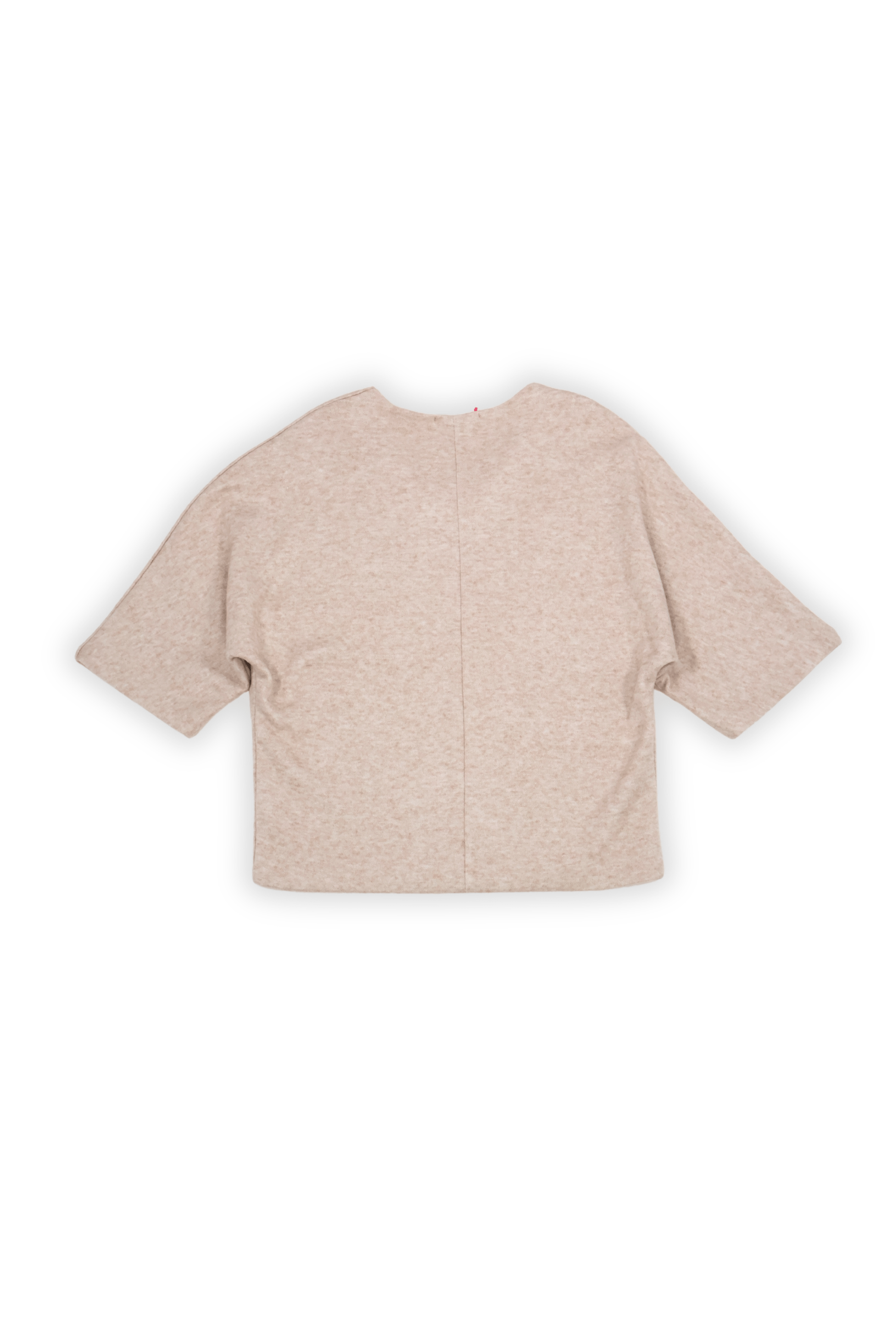 Camiseta de punto beige murcielago con flores antelina Lolitas&L - lolitasyl.com