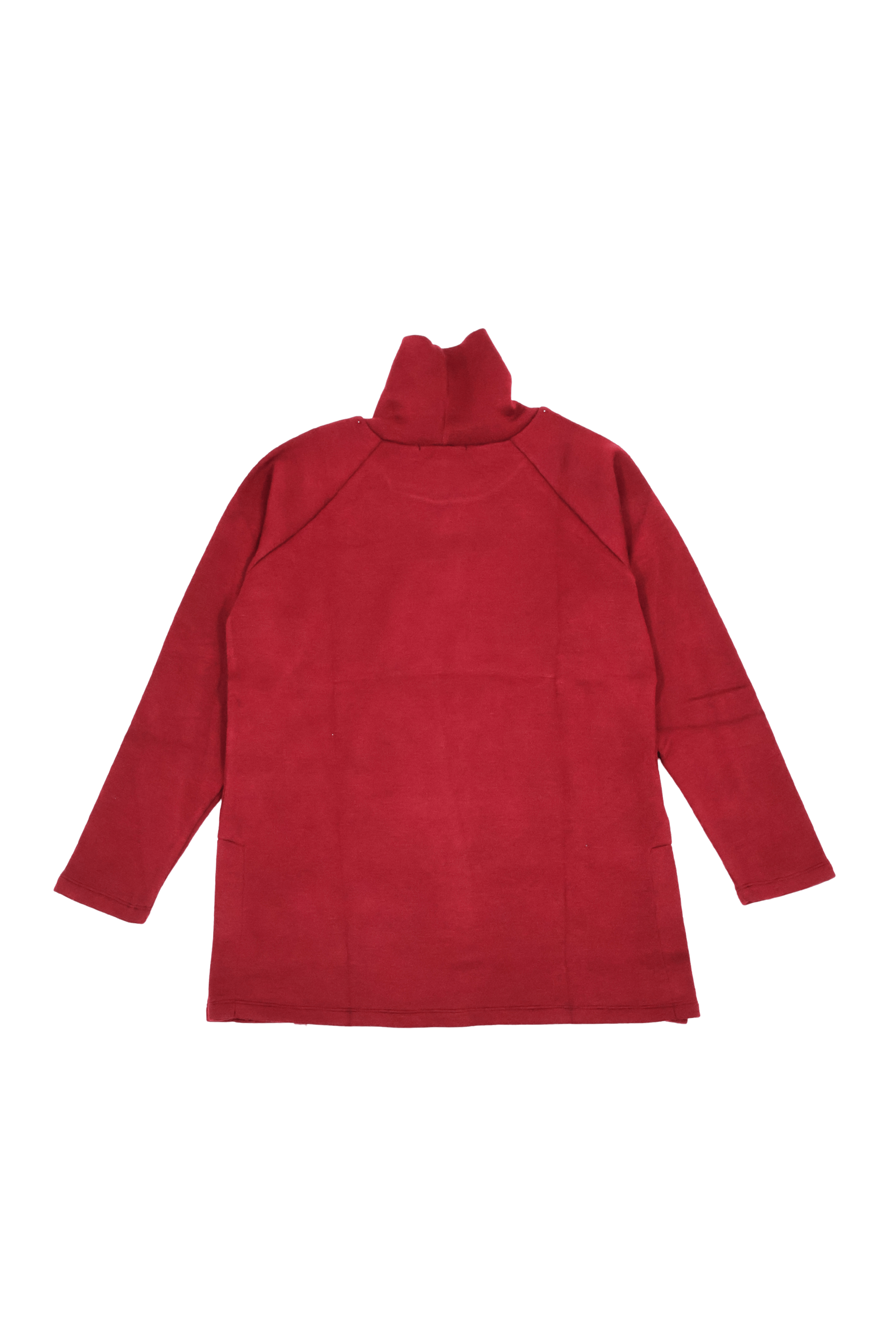 Camiseta de punto granate cuello alto con strass Lolitas&L - lolitasyl.com