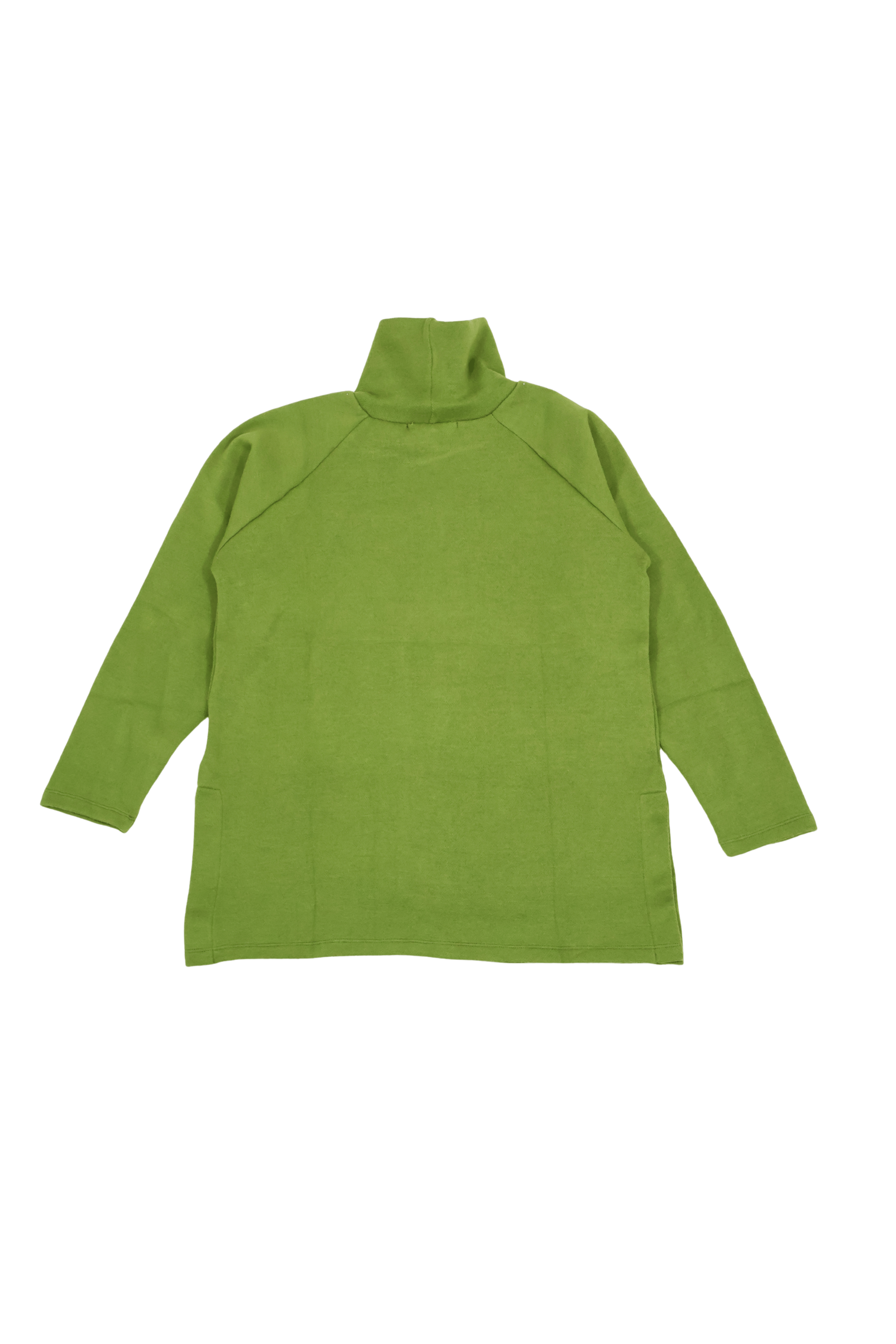 Camiseta de punto verde cuello alto con strass Lolitas&L - lolitasyl.com