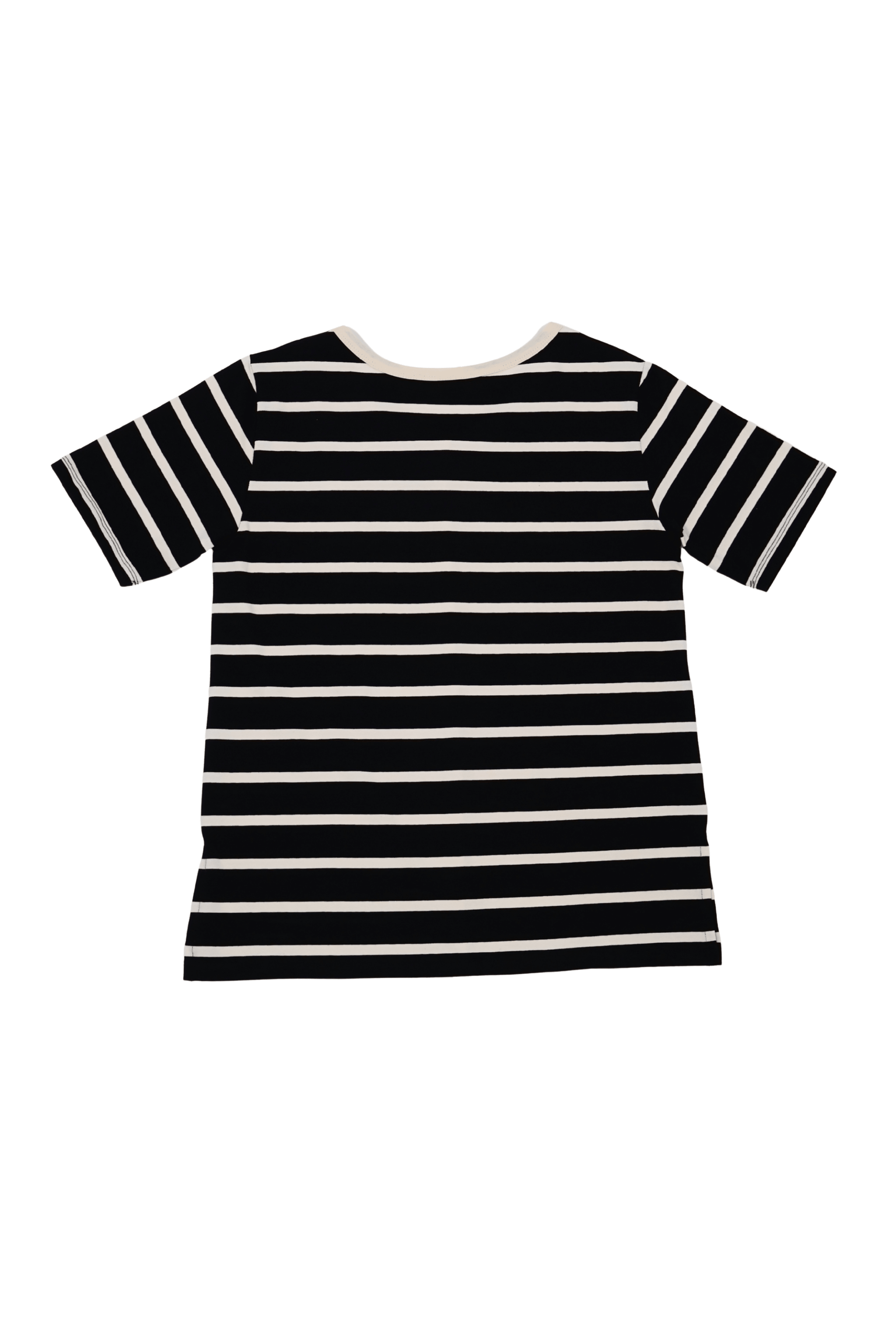 Camiseta de rayas abnotonada de manga corta Lolitas&L - lolitasyl.com