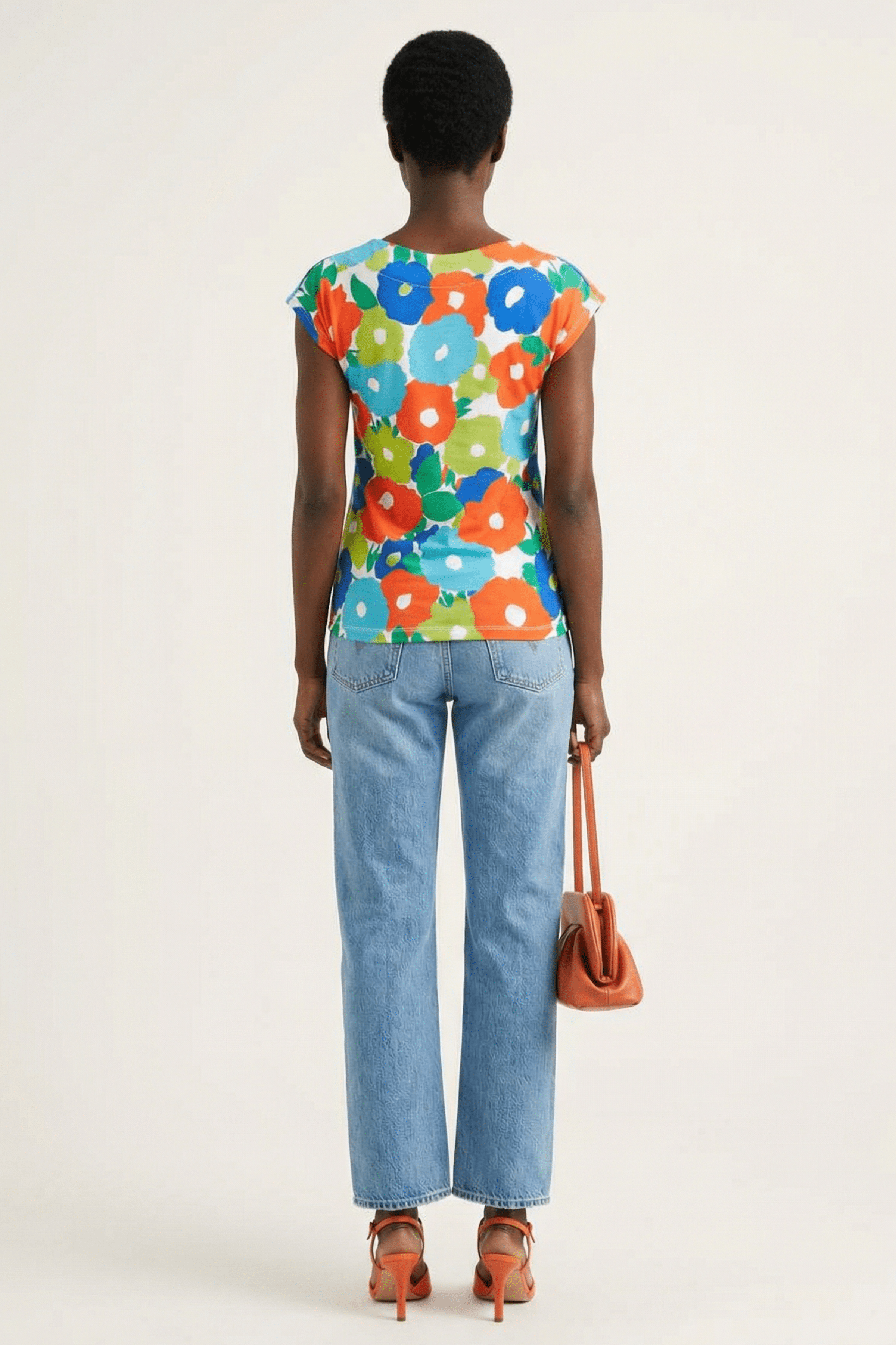 Camiseta estampado garden escote cuadrado Lolitas&L - lolitasyl.com