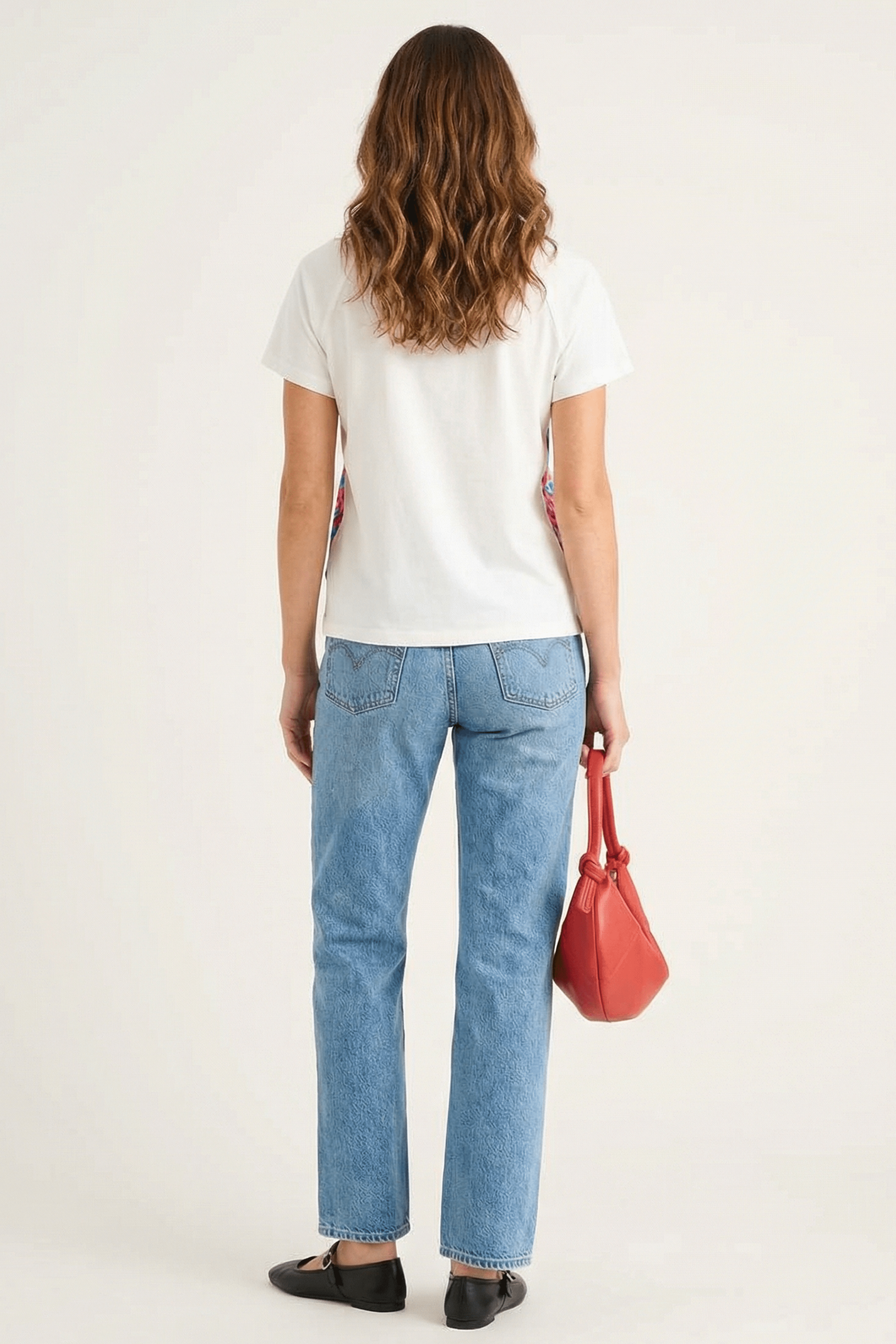 Camiseta estampado Water Colour con puntilla en escote LolitasyL - lolitasyl.com