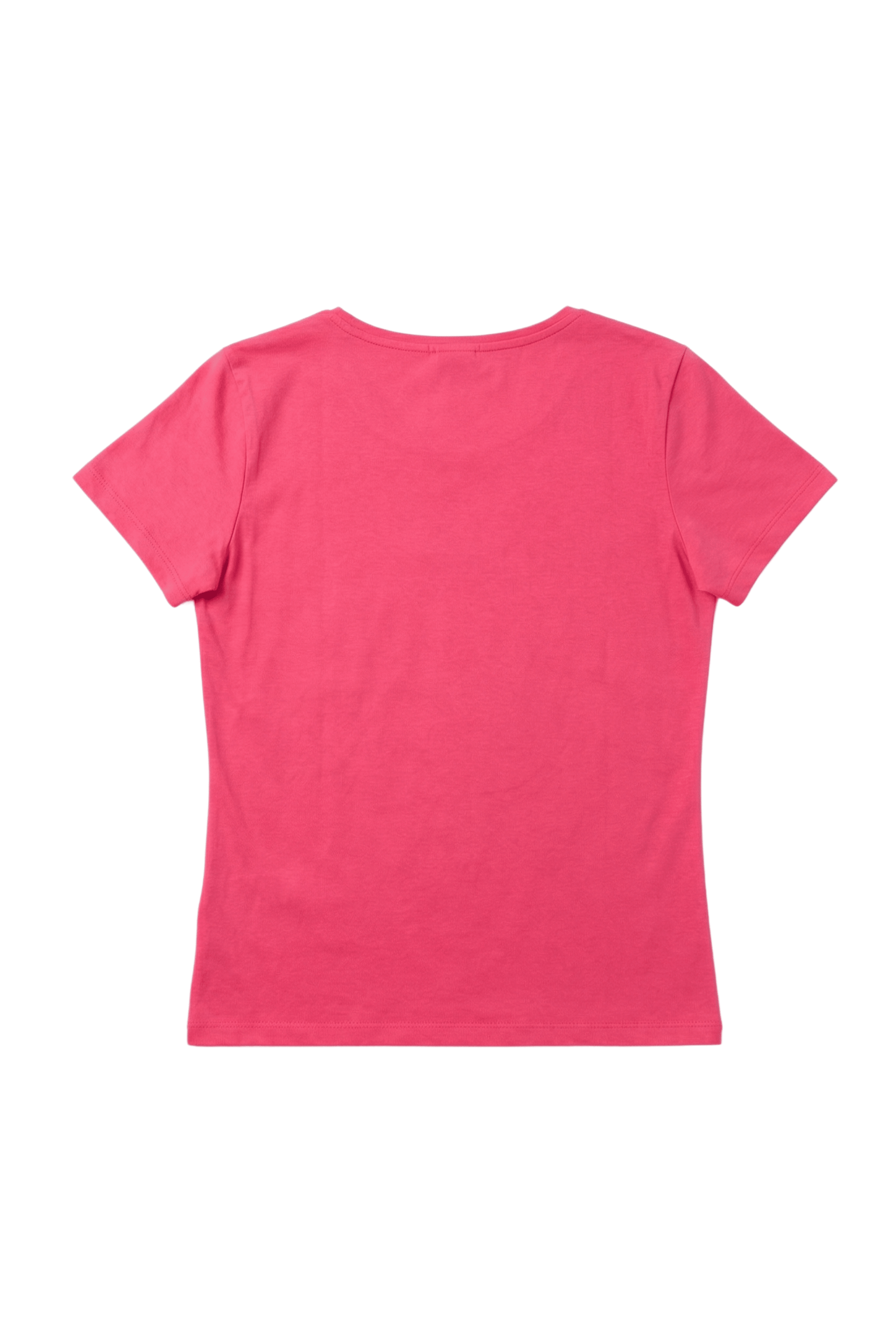 Camiseta fucsia escote redondo con flor Lolitas&L - lolitasyl.com